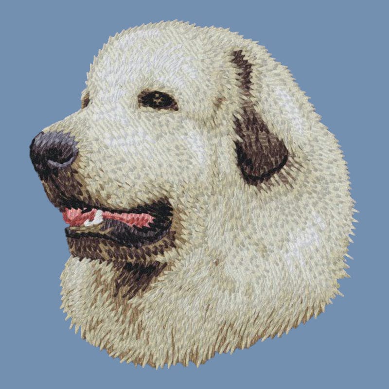 Great Pyrenees Embroidered Men's Denim Shirt - Image 2