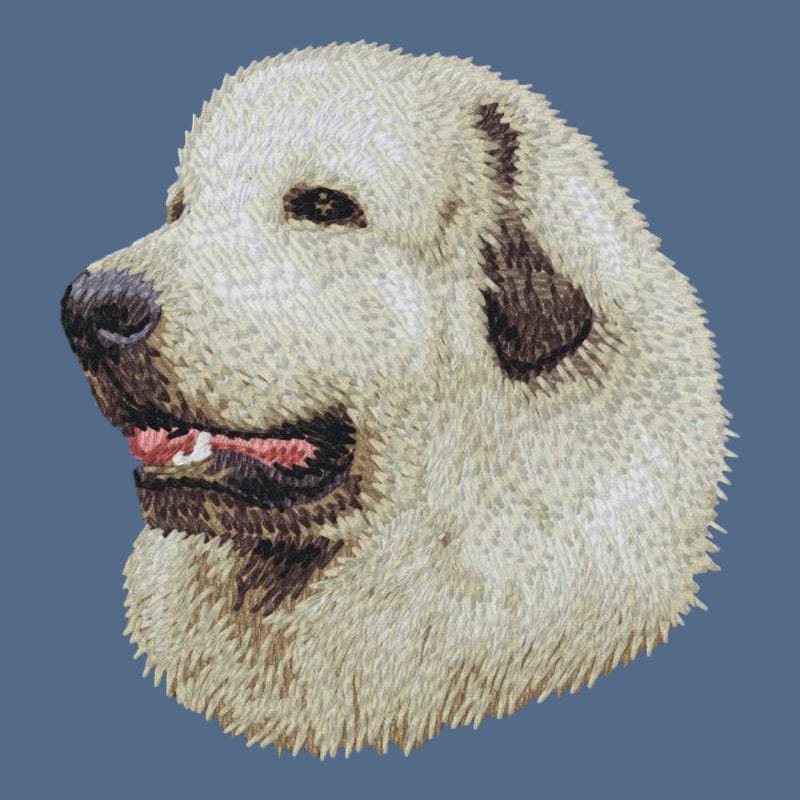 Great Pyrenees Embroidered Women's Denim Shirt - Image 2