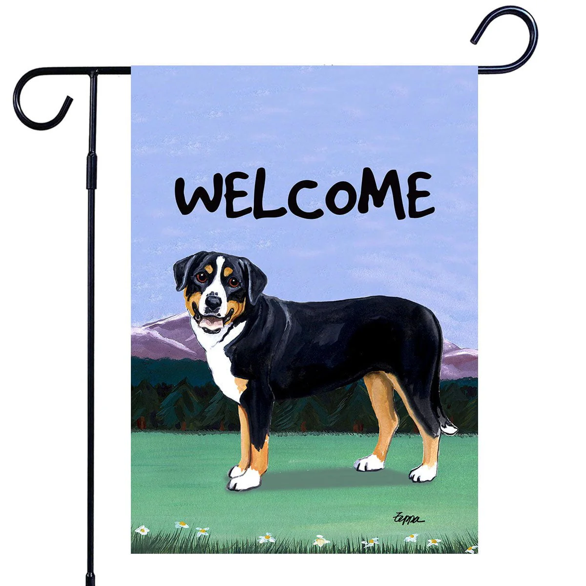 Greater Swiss Mountain Dog Garden Flag