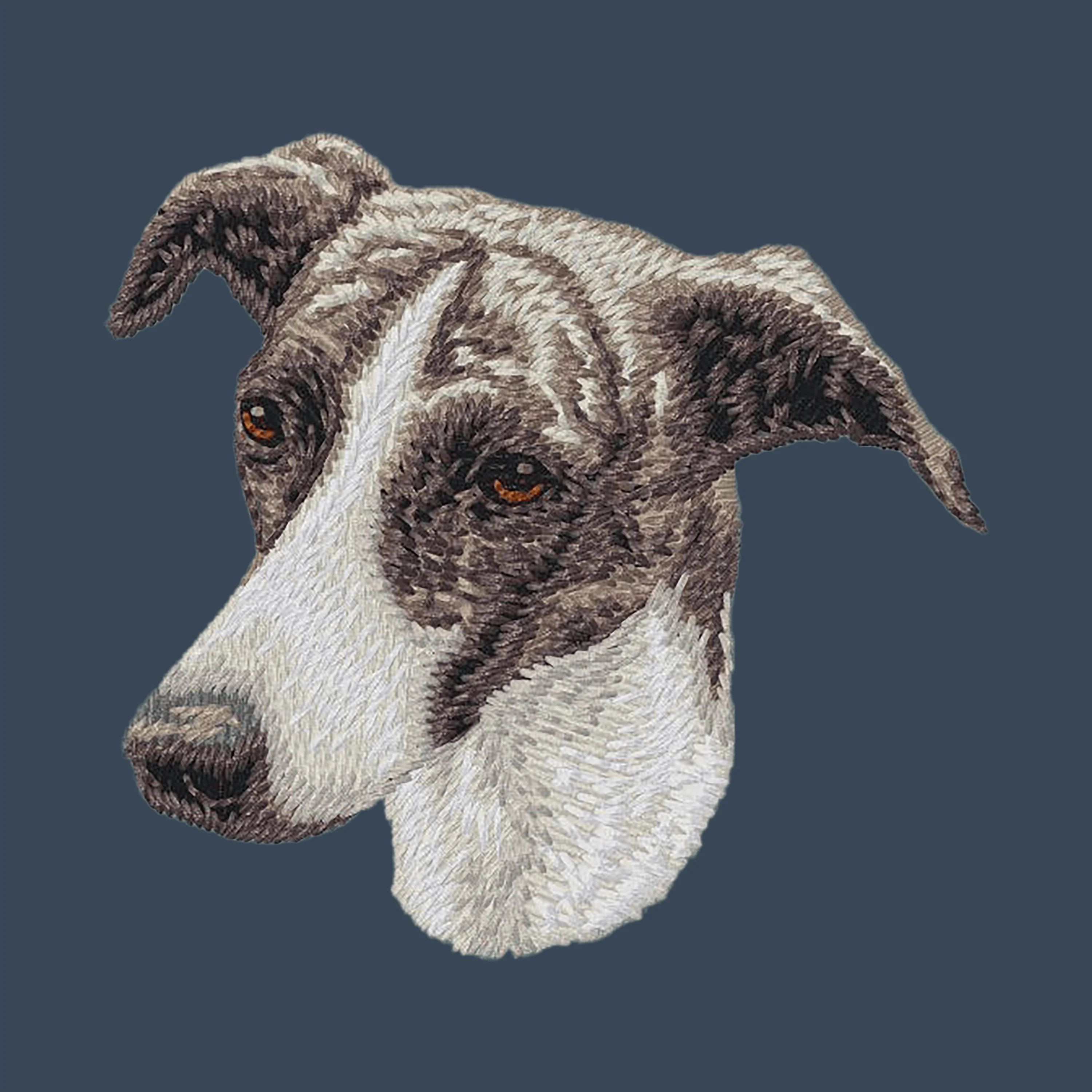 Greyhound Embroidered Women's Denim Shirt - Image 3