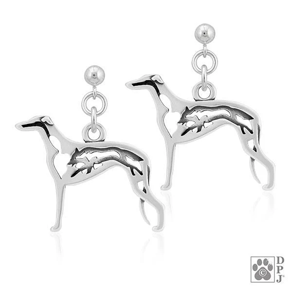 Greyhound, w/Fox, Body, Earring - Image 2