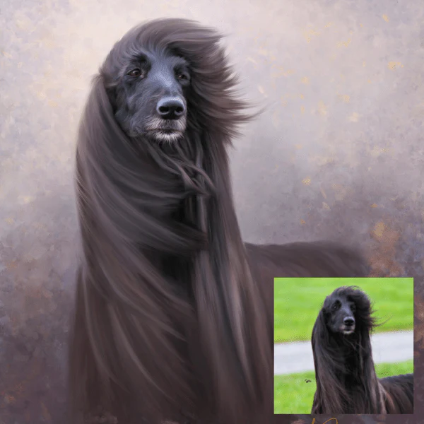 Hand-Painted Pet Portrait - Image 10