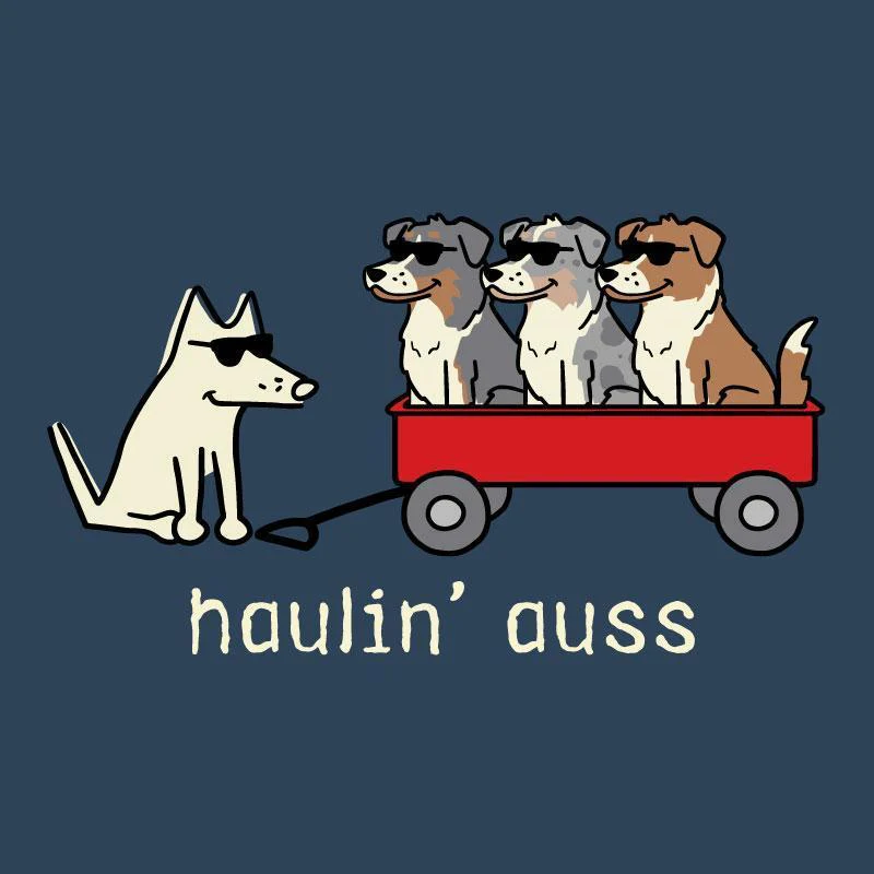 Haulin' Auss - Ladies T-Shirt V-Neck - Image 2
