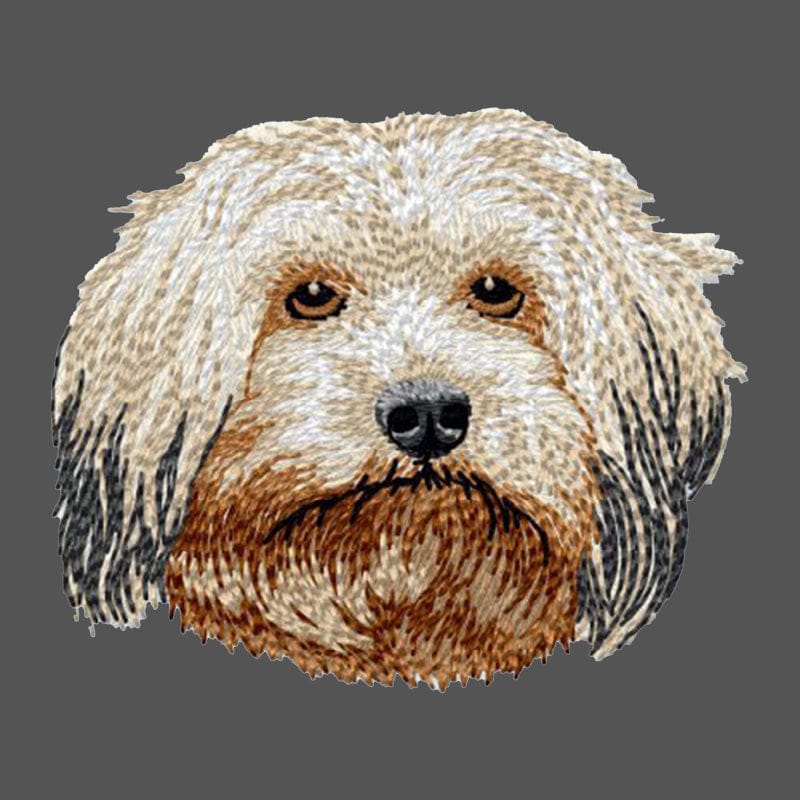 Havanese Embroidered Men's Fleece Jacket - Image 2