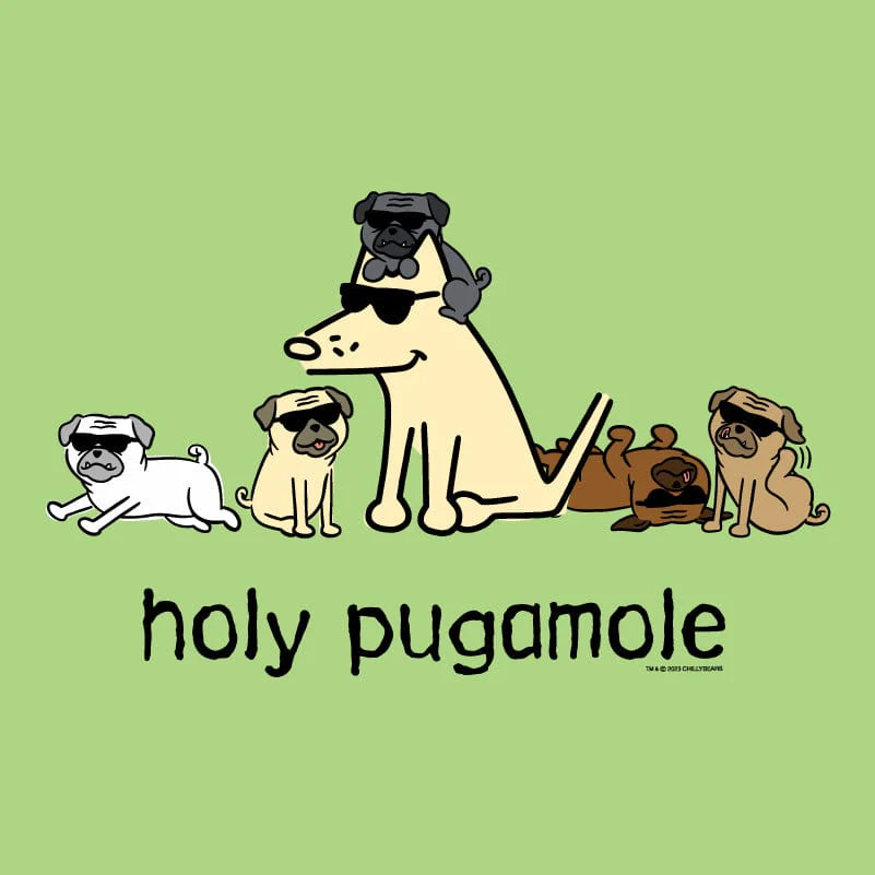 Holy Pugamole - Ladies Plus V-Neck Tee - Image 2