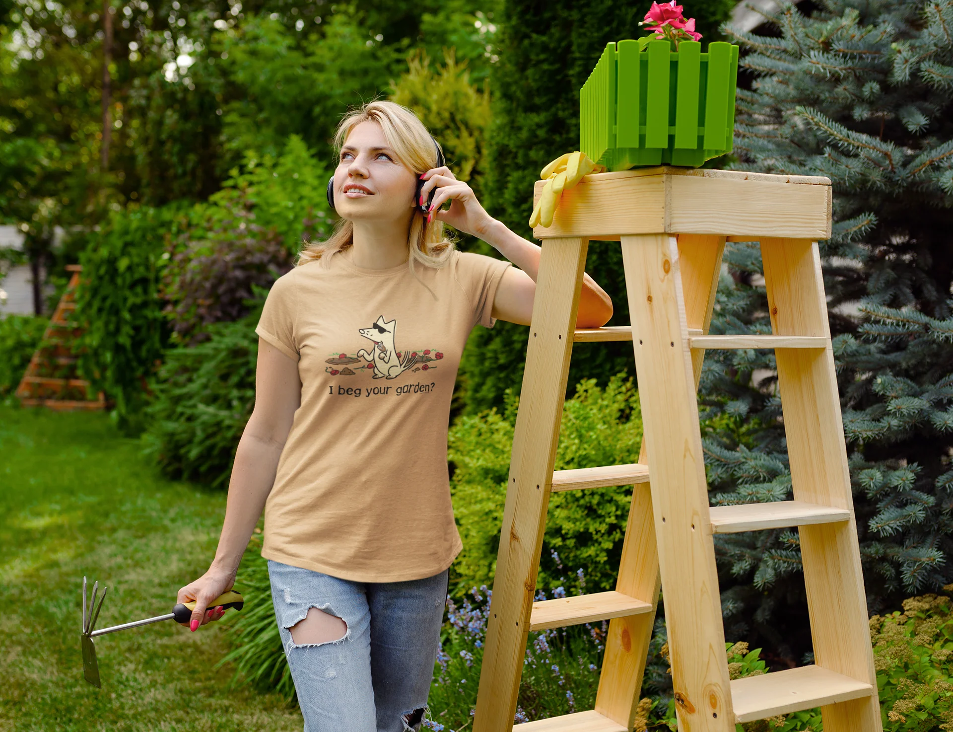 I Beg Your Garden - Classic Tee - Image 3