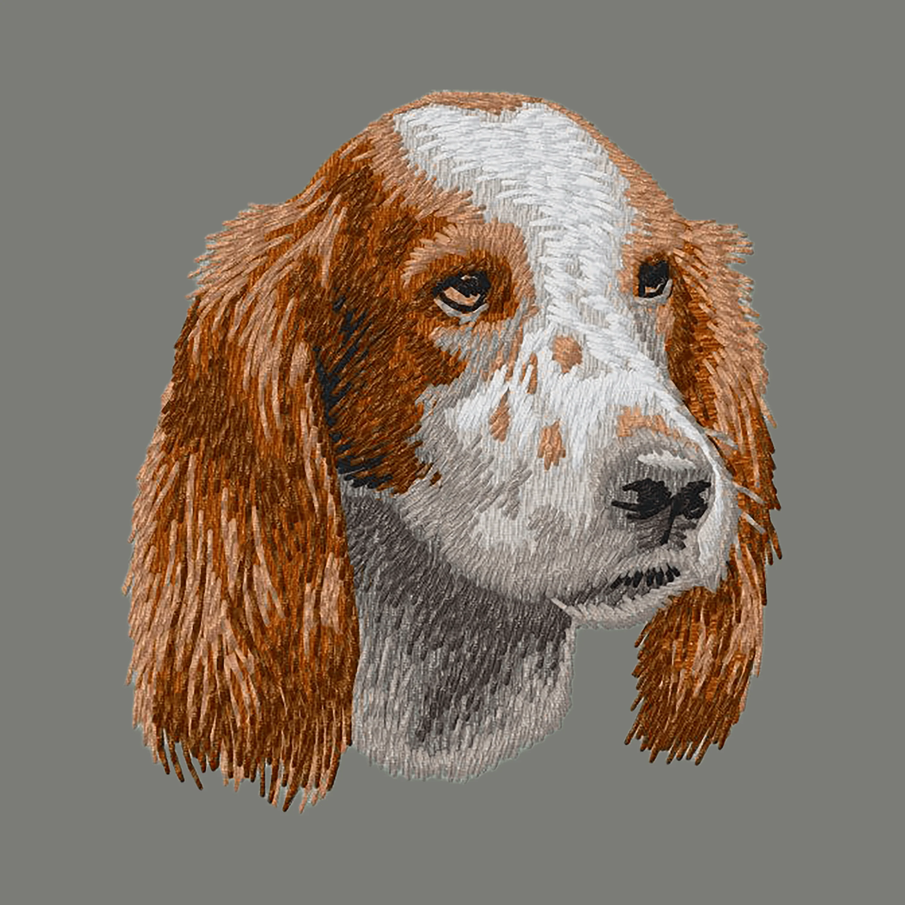 Irish Red and White Setter Embroidered Wearable Blanket - Image 6