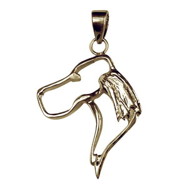 Irish Setter 14K Gold Cut Out Pendant - Image 3
