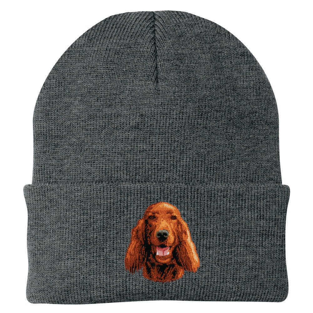 Irish Setter Embroidered Beanie - Image 3