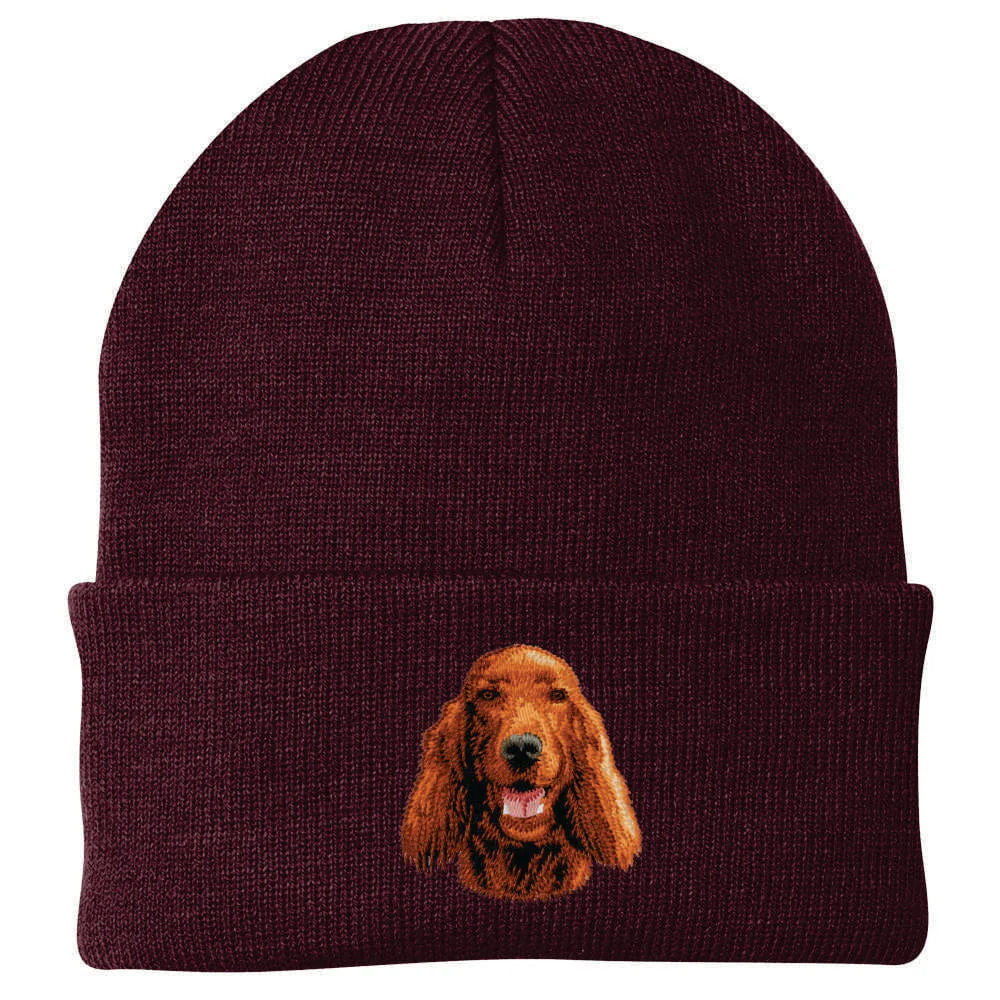 Irish Setter Embroidered Beanie - Image 4