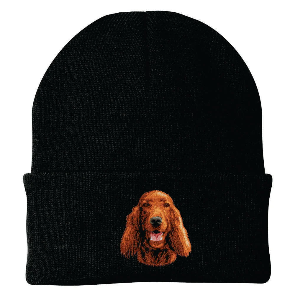 Irish Setter Embroidered Beanie - Image 5
