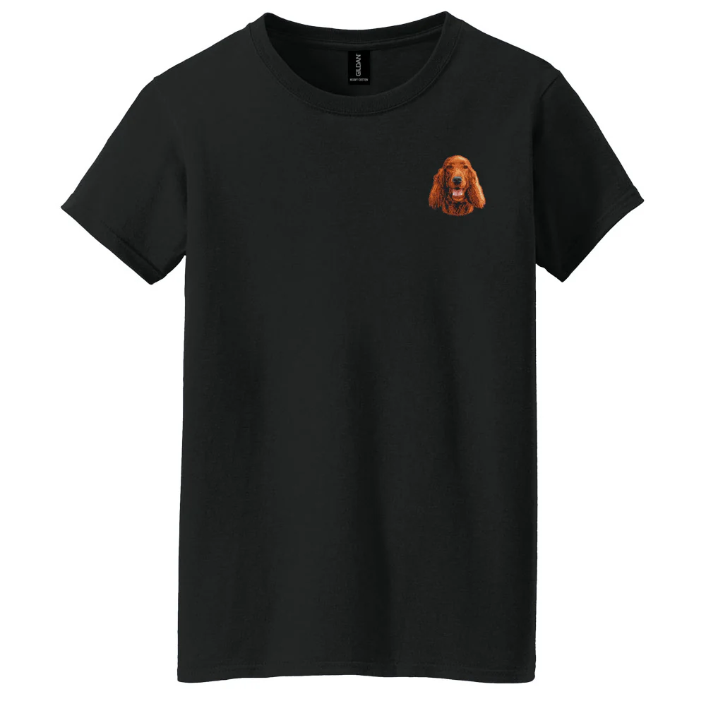 Irish Setter Embroidered Women's T-Shirt - Image 3