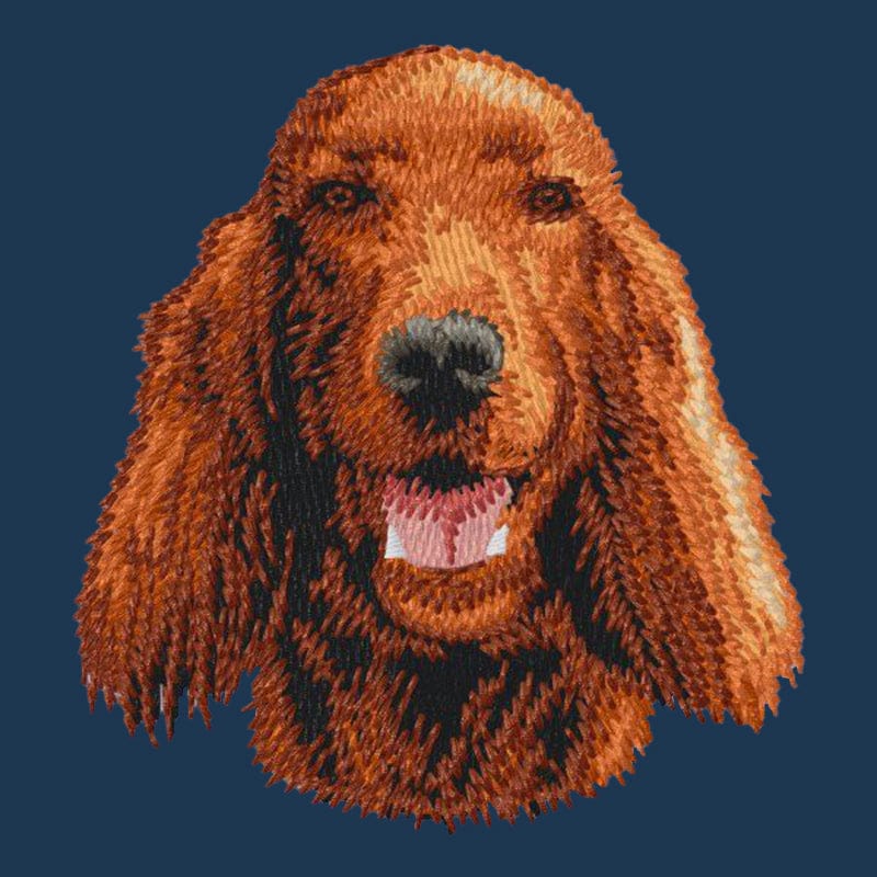 Irish Setter Embroidered Men's Denim Shirt - Image 4