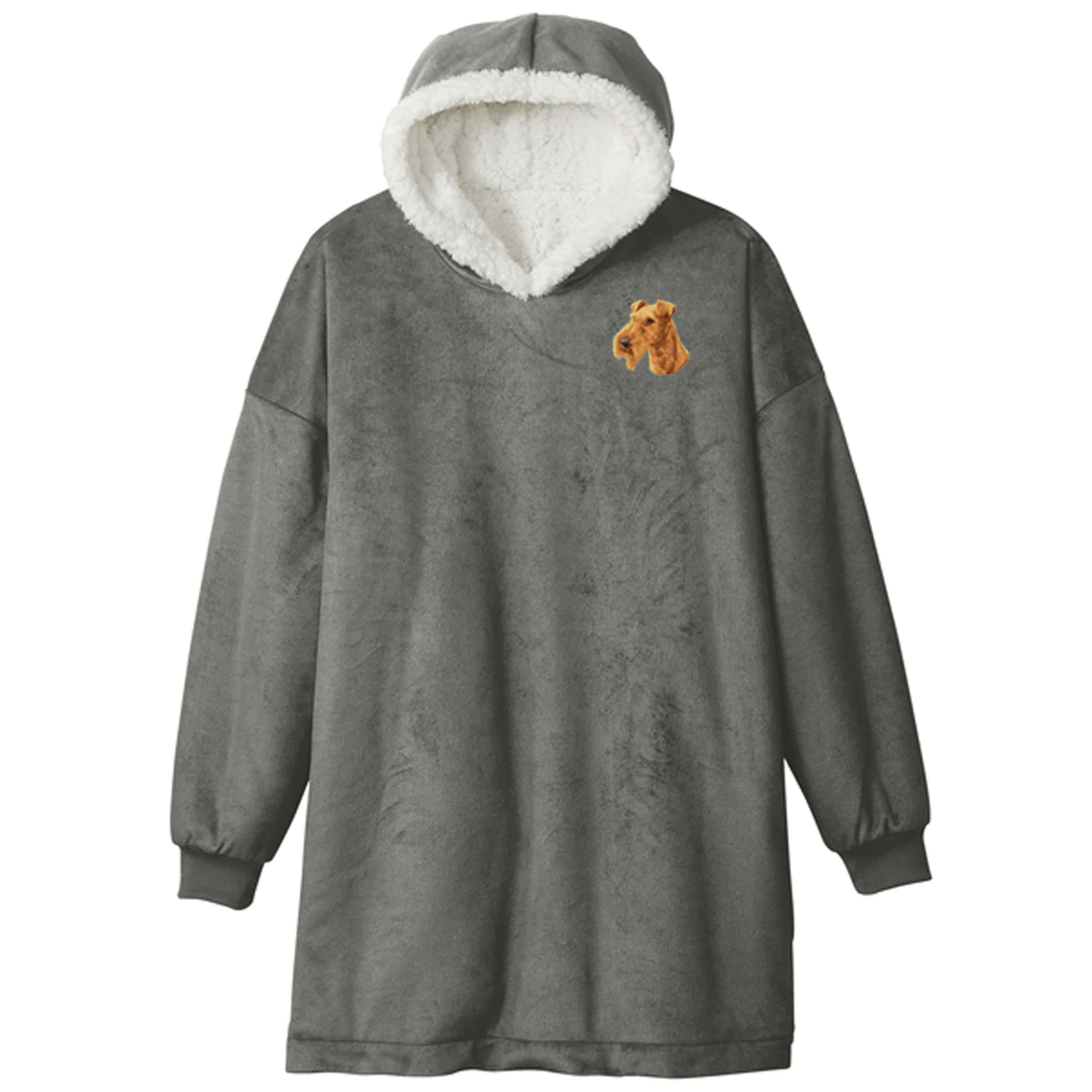 Irish Terrier Embroidered Wearable Blanket - Image 5