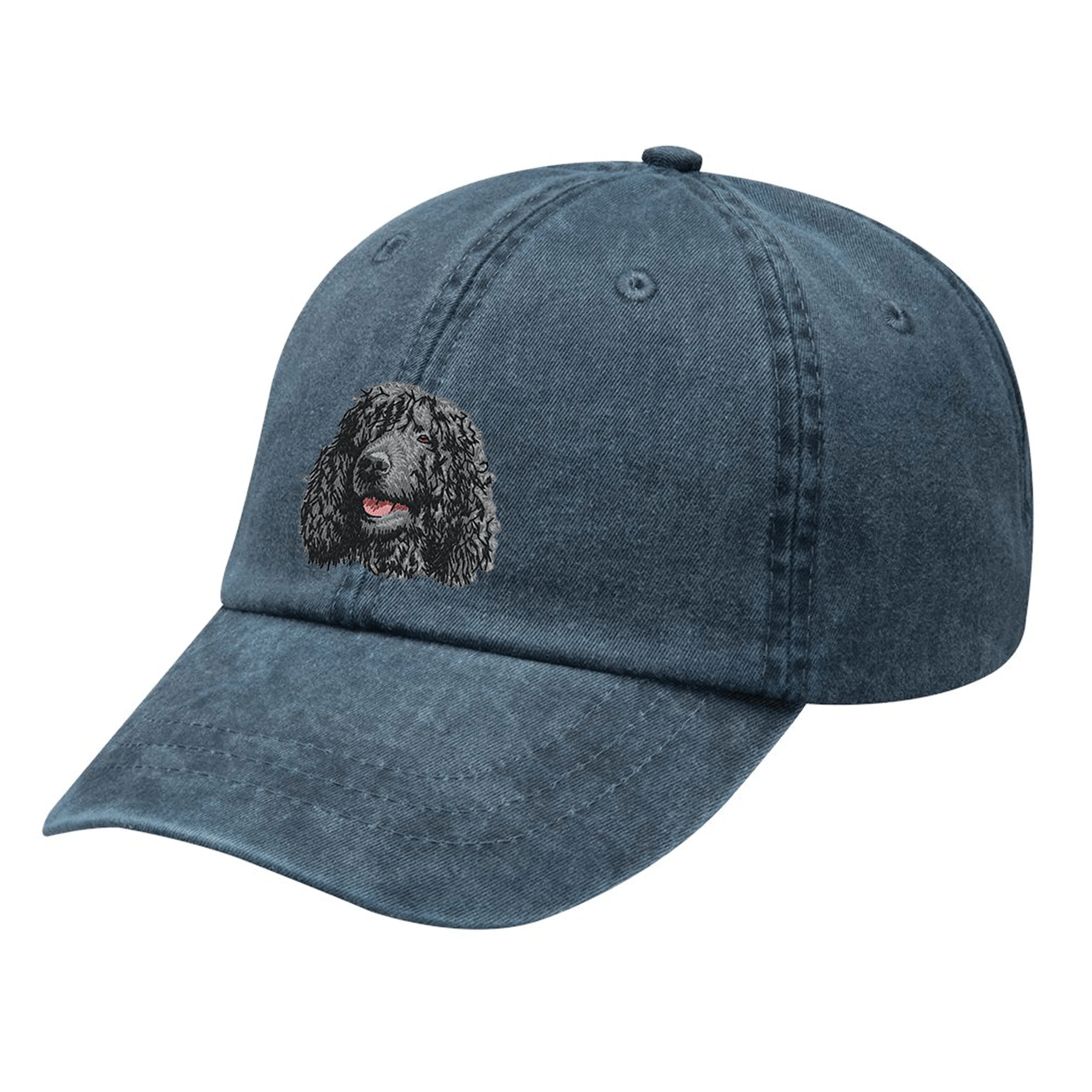 Irish Water Spaniel Embroidered Baseball Cap