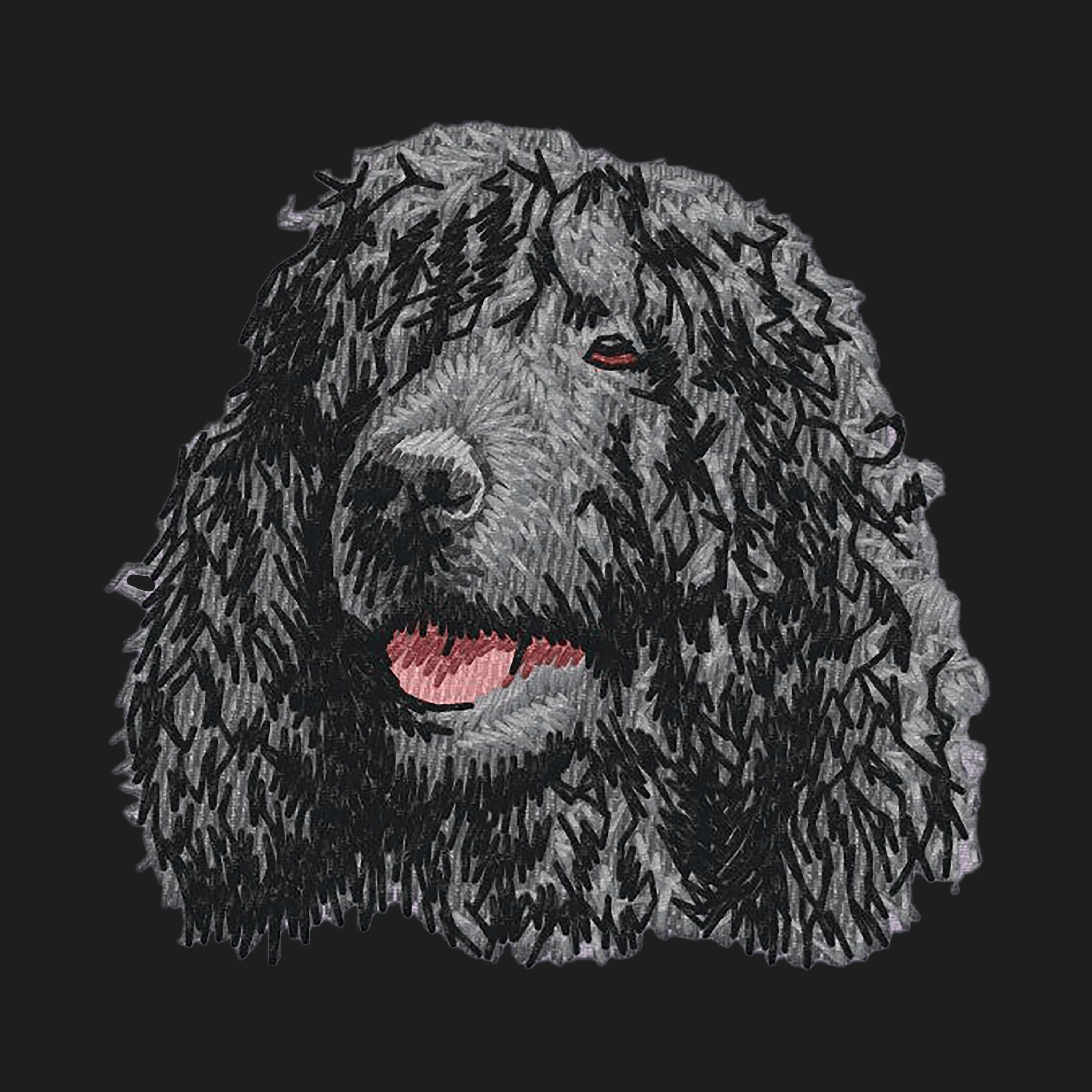 Irish Water Spaniel Embroidered Crossbody Bag - Image 2
