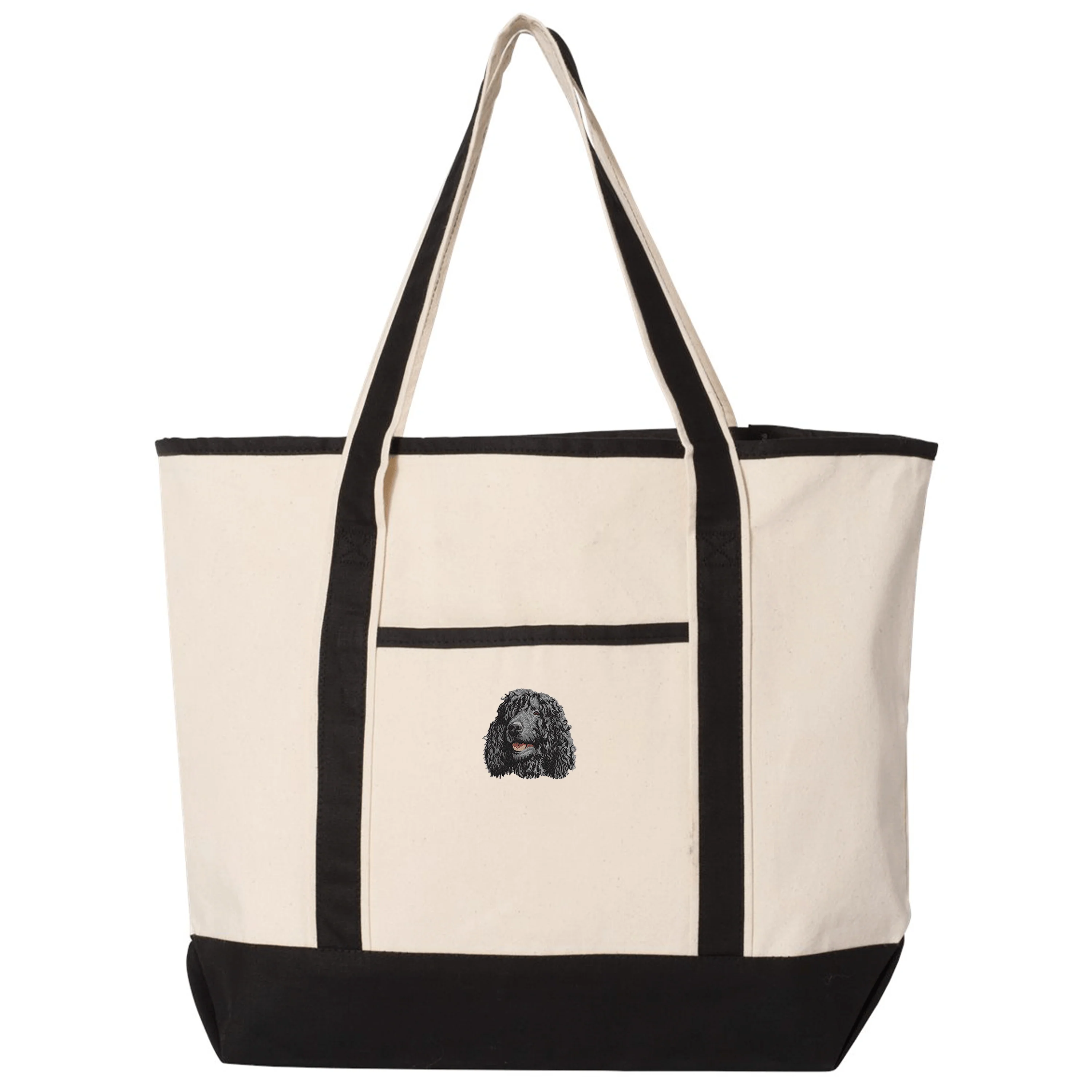 Irish Water Spaniel Embroidered Tote