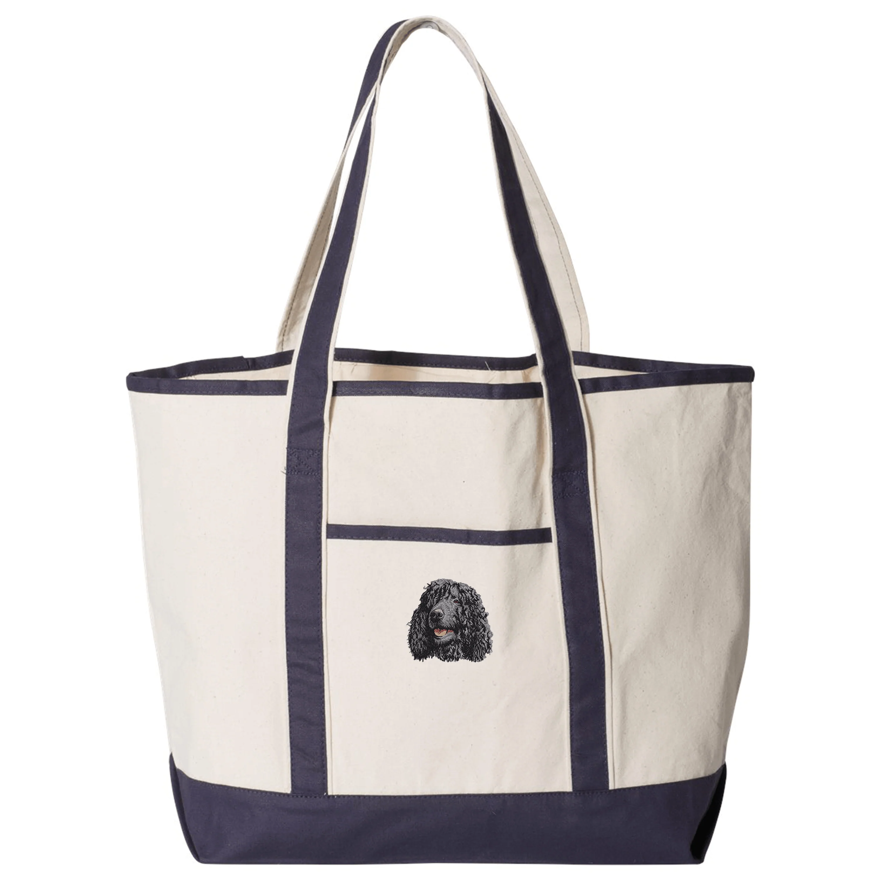 Irish Water Spaniel Embroidered Tote - Image 2