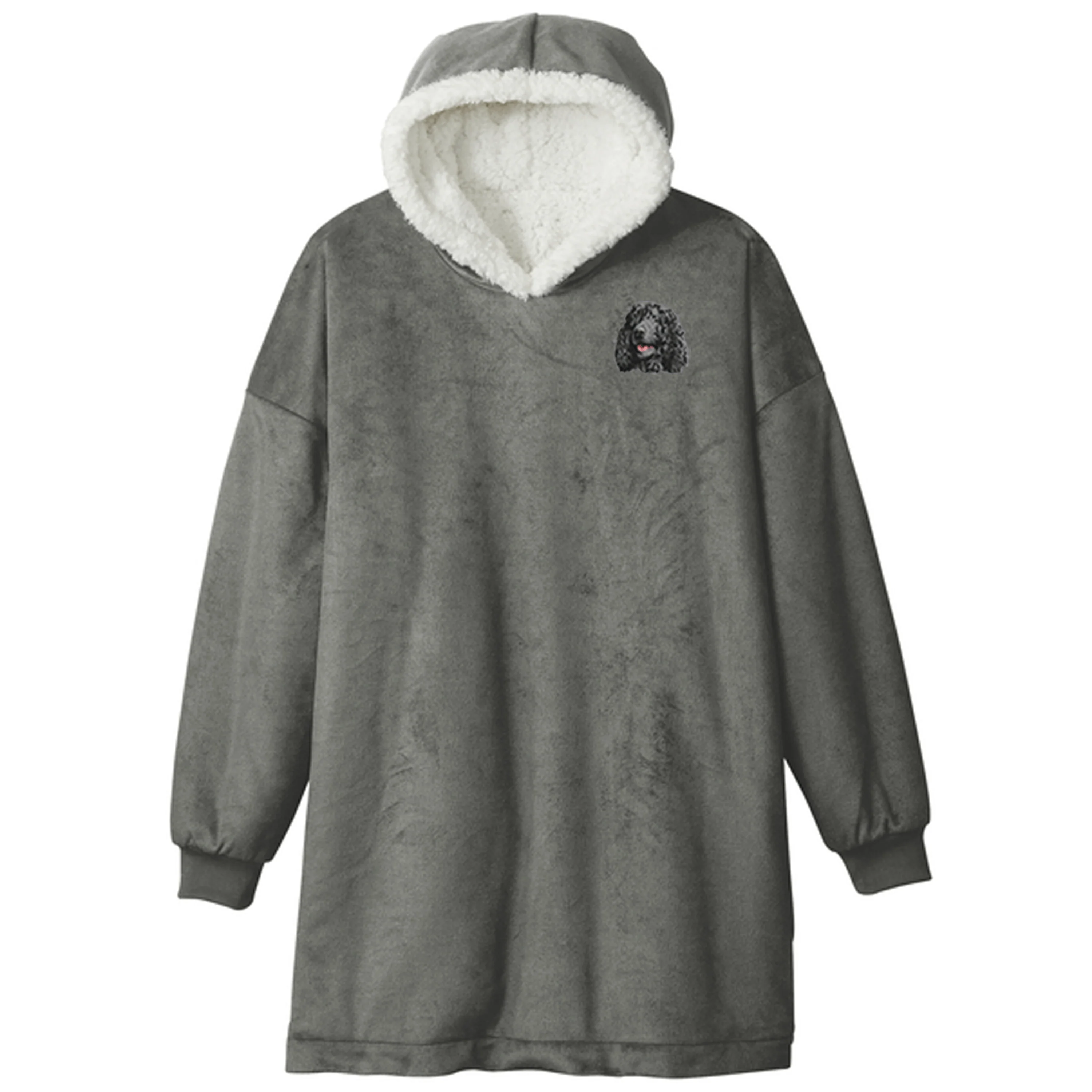Irish Water Spaniel Embroidered Wearable Blanket - Image 3