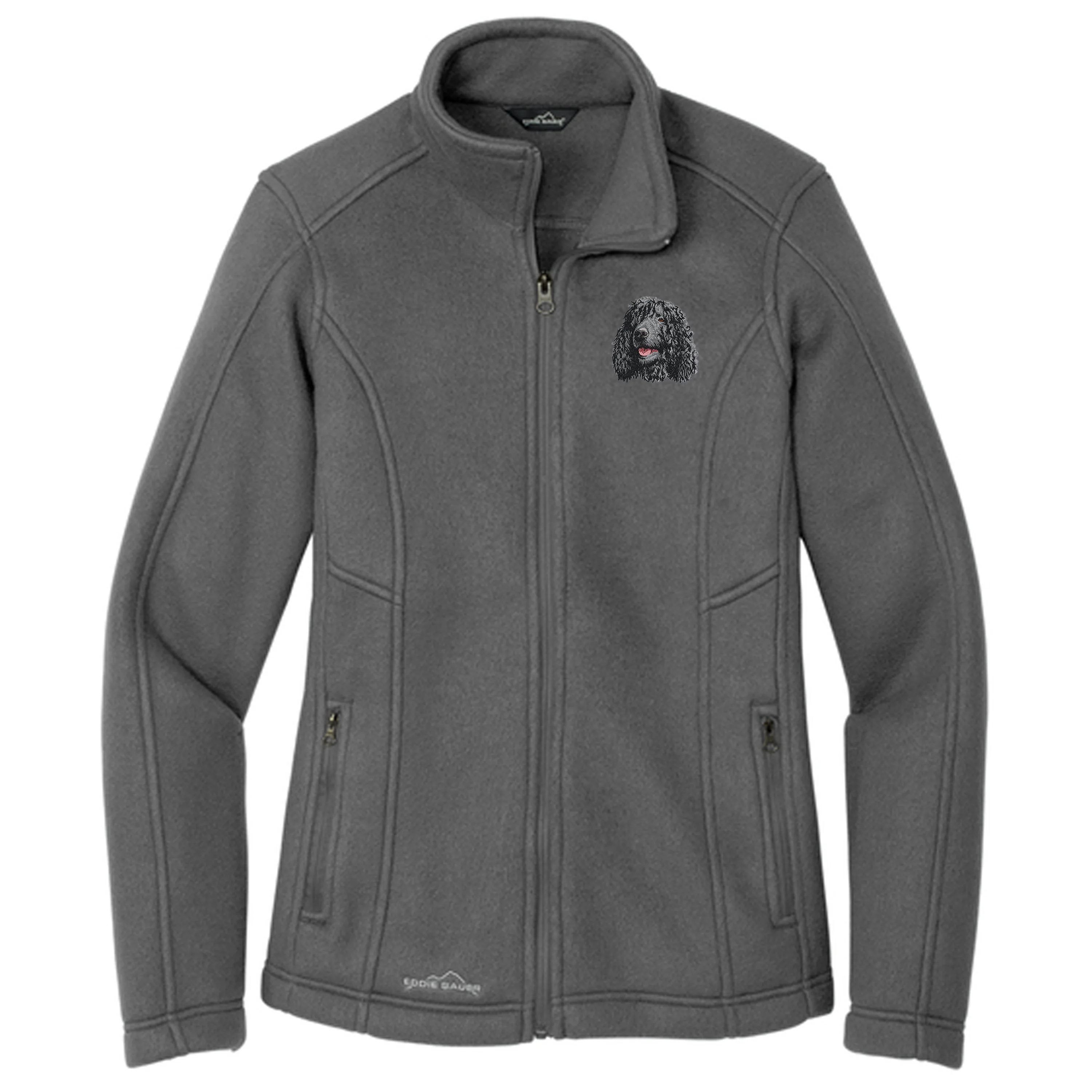 Irish Water Spaniel Embroidered Women's Fleece Jacket