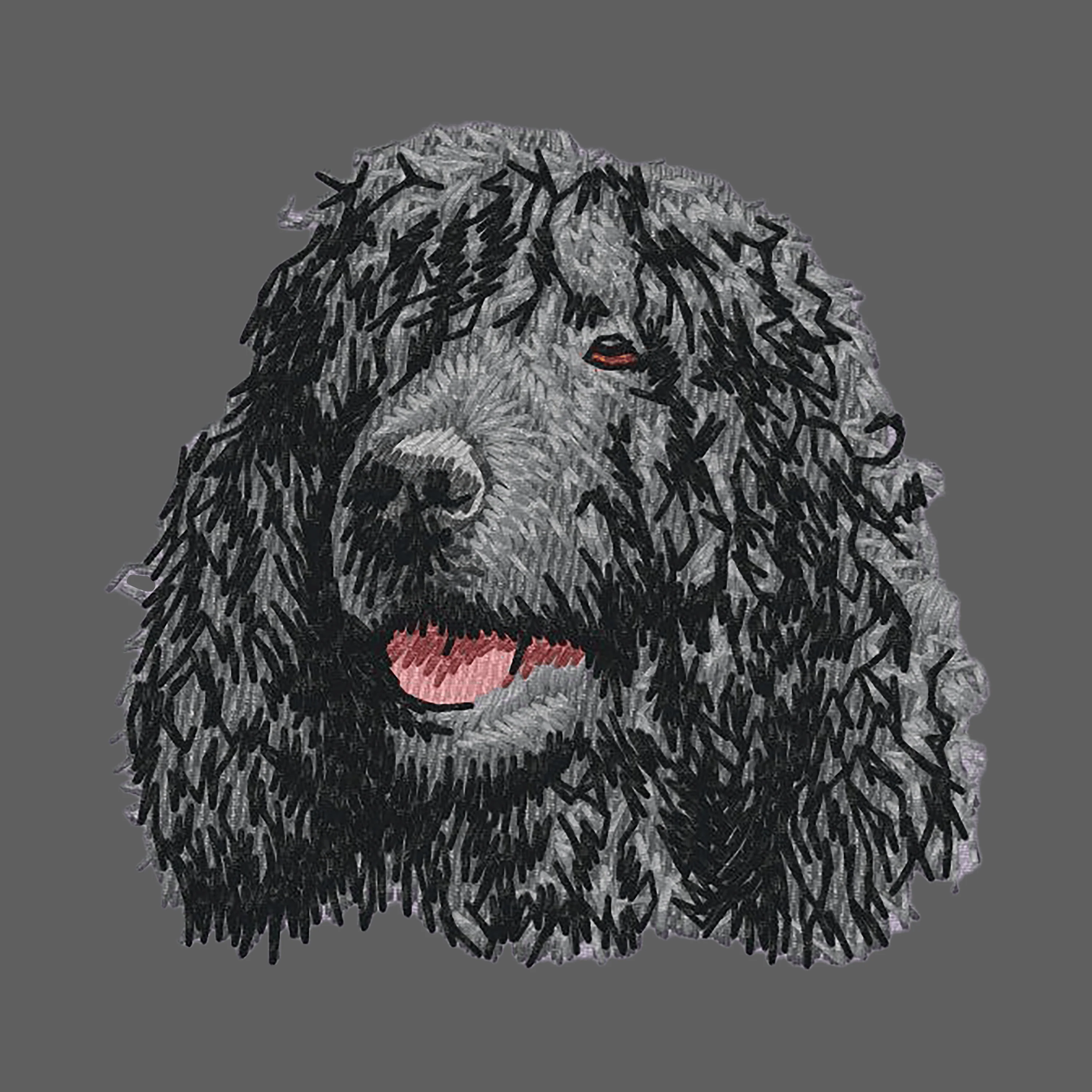 Irish Water Spaniel Embroidered Women's Fleece Jacket - Image 2