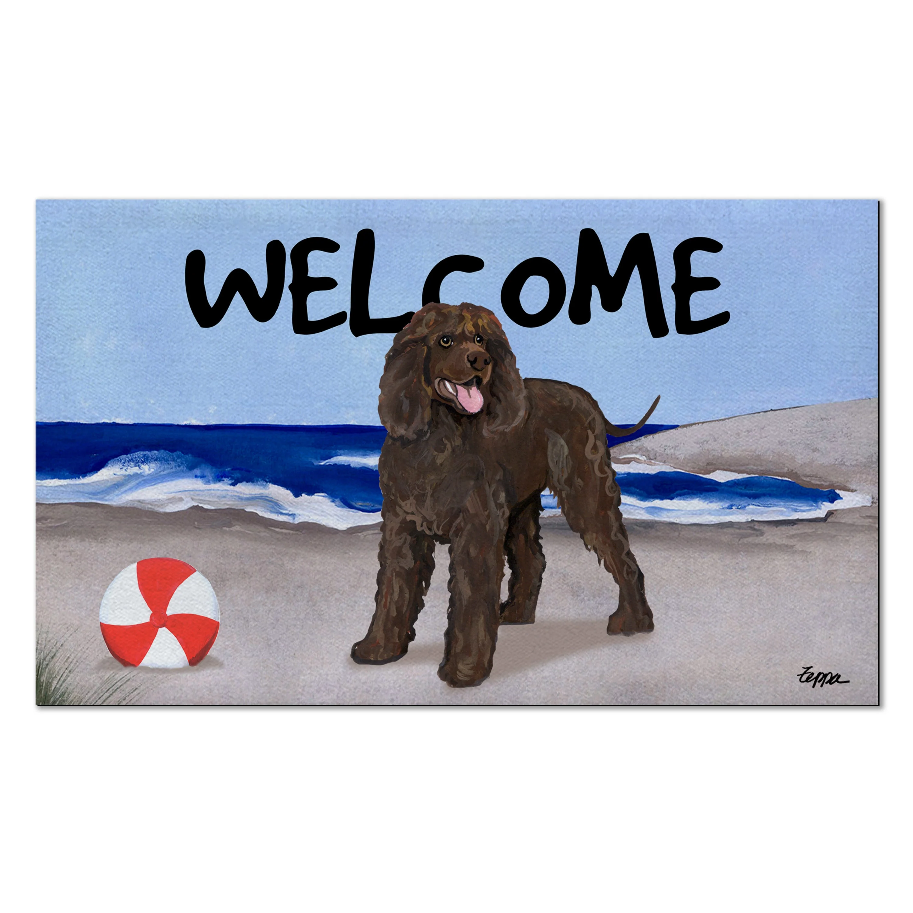 Irish Water Spaniel Welcome Mat - Image 3