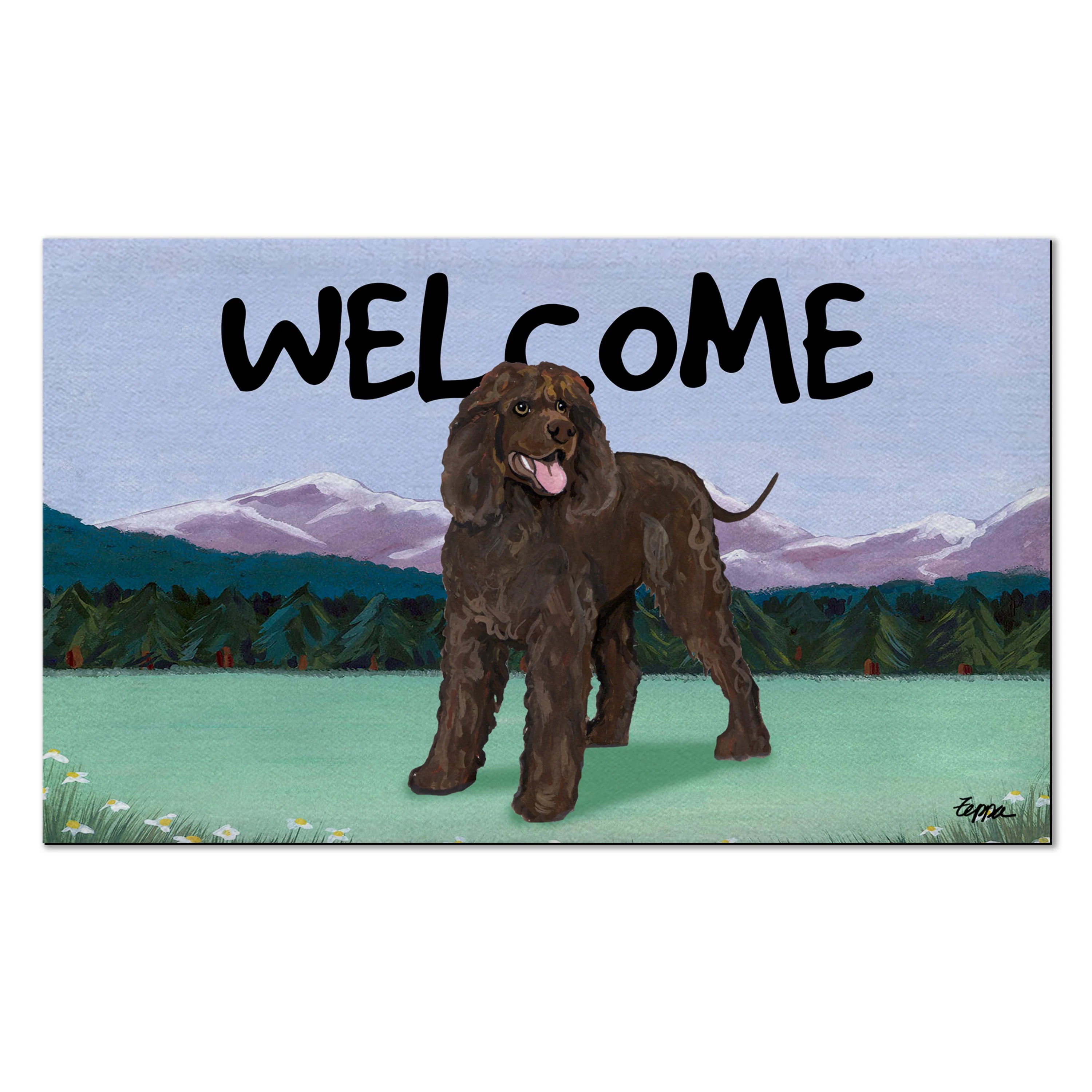 Irish Water Spaniel Welcome Mat - Image 6