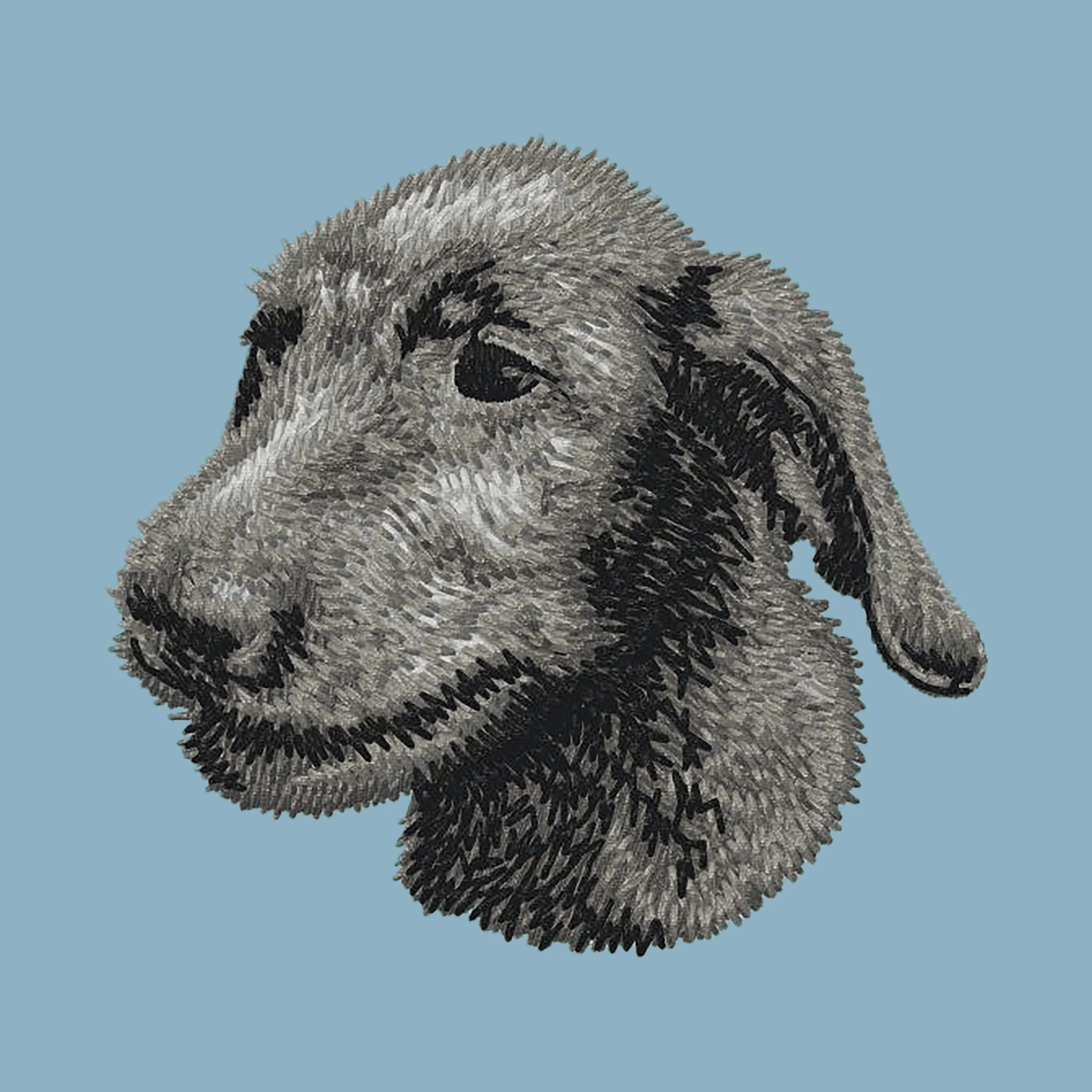 Irish Wolfhound Embroidered Sweatshirt Hoodie - Image 5
