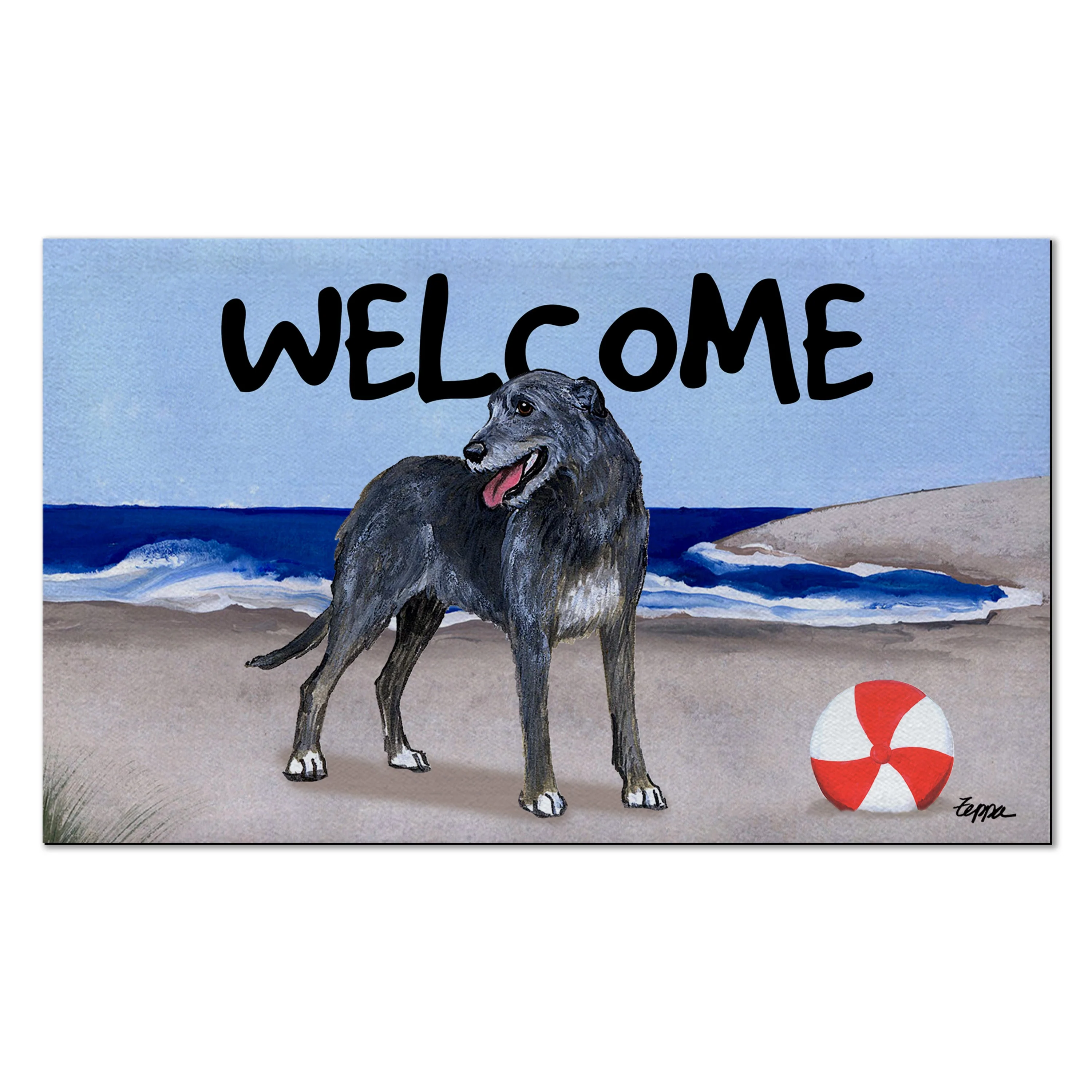 Irish Wolfhound Welcome Mat - Image 3