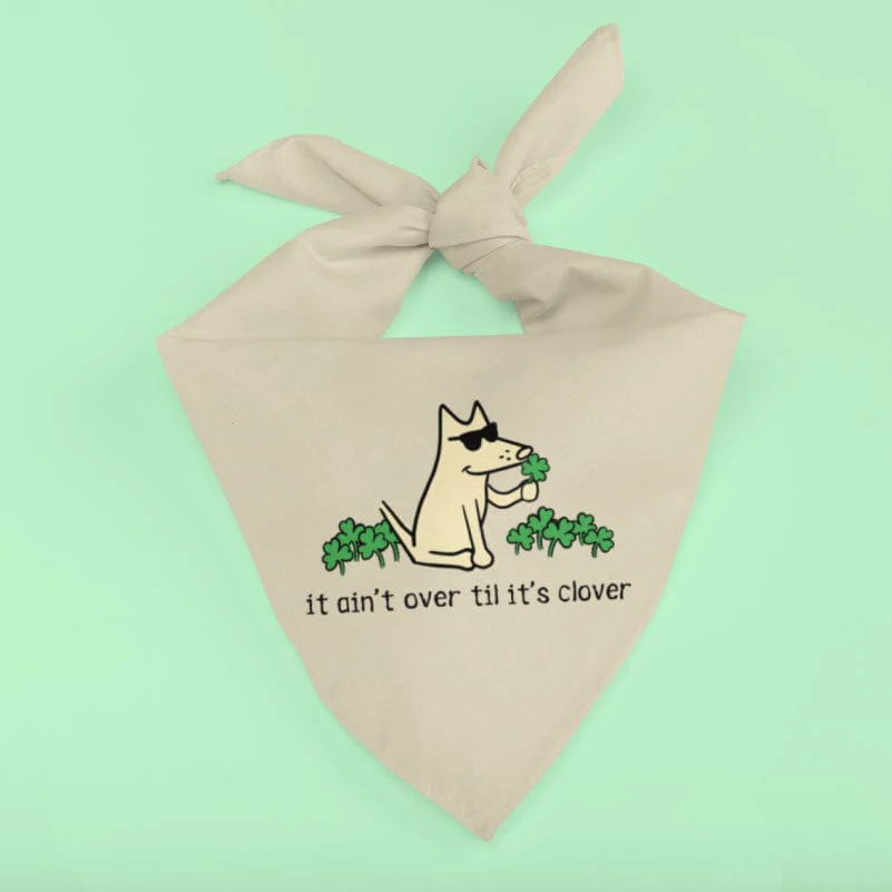 It Ain't Over Til It's Clover - Doggie Bandana - Image 2