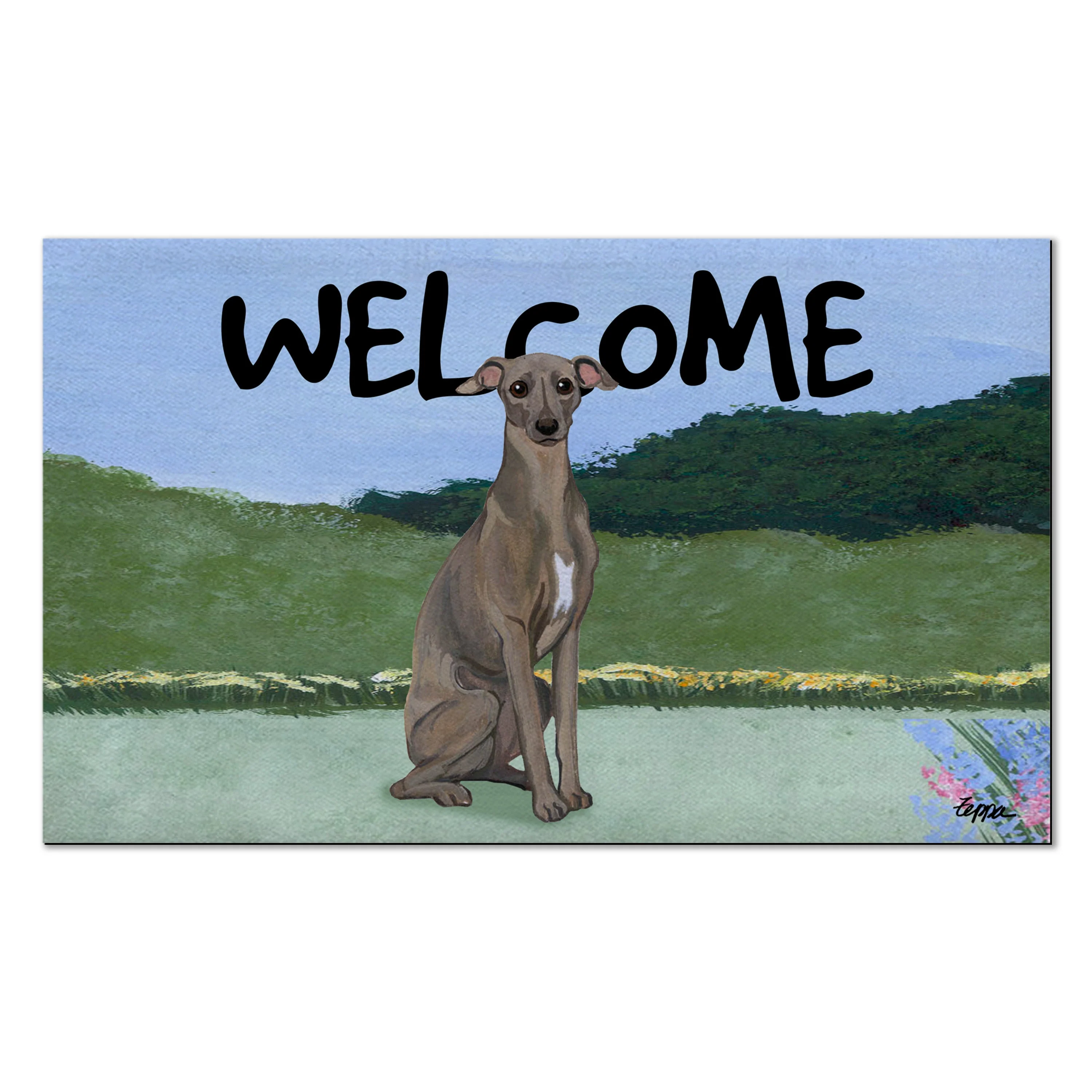 Italian Greyhound Welcome Mat - Image 2