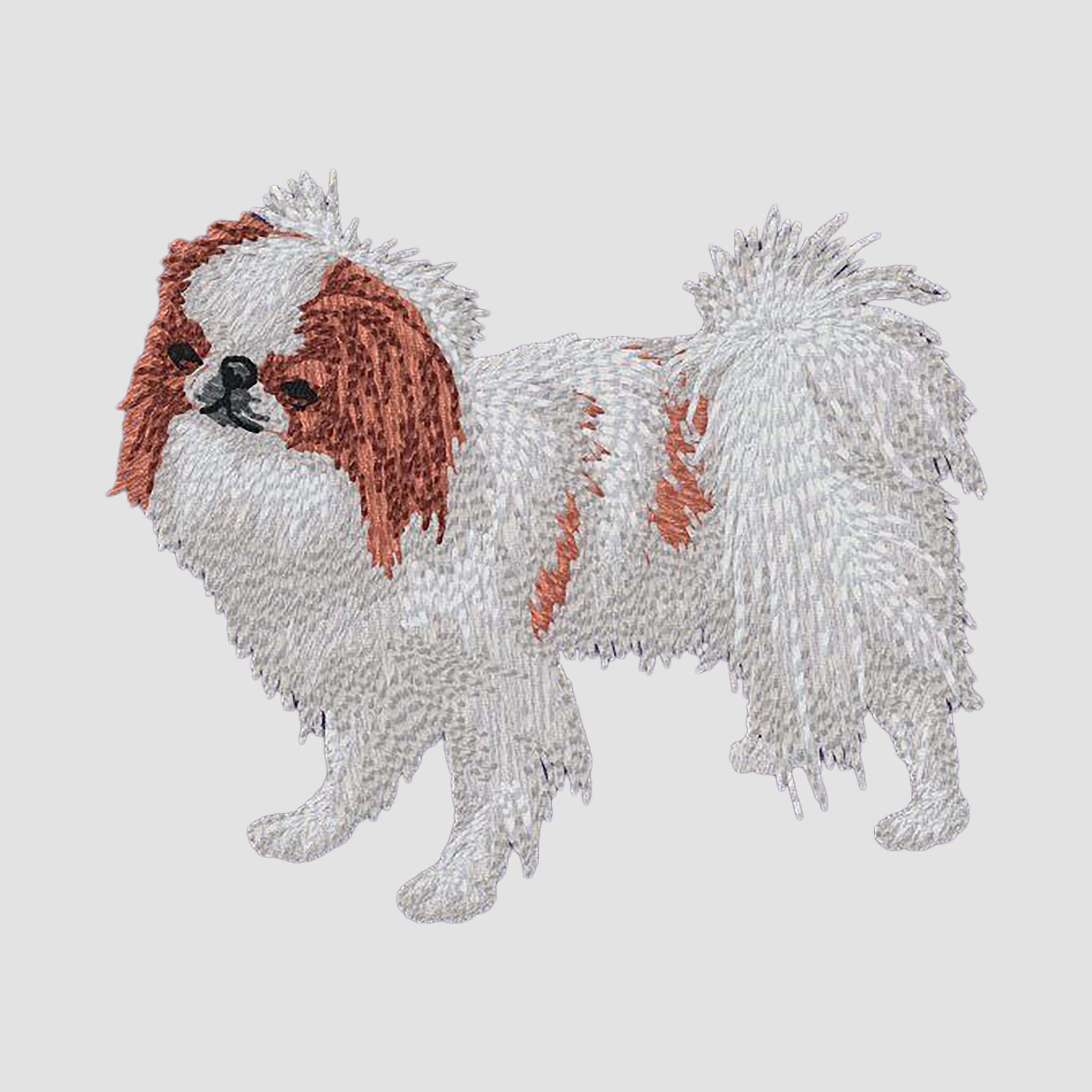 Japanese Chin Embroidered Sweatshirt Hoodie - Image 8