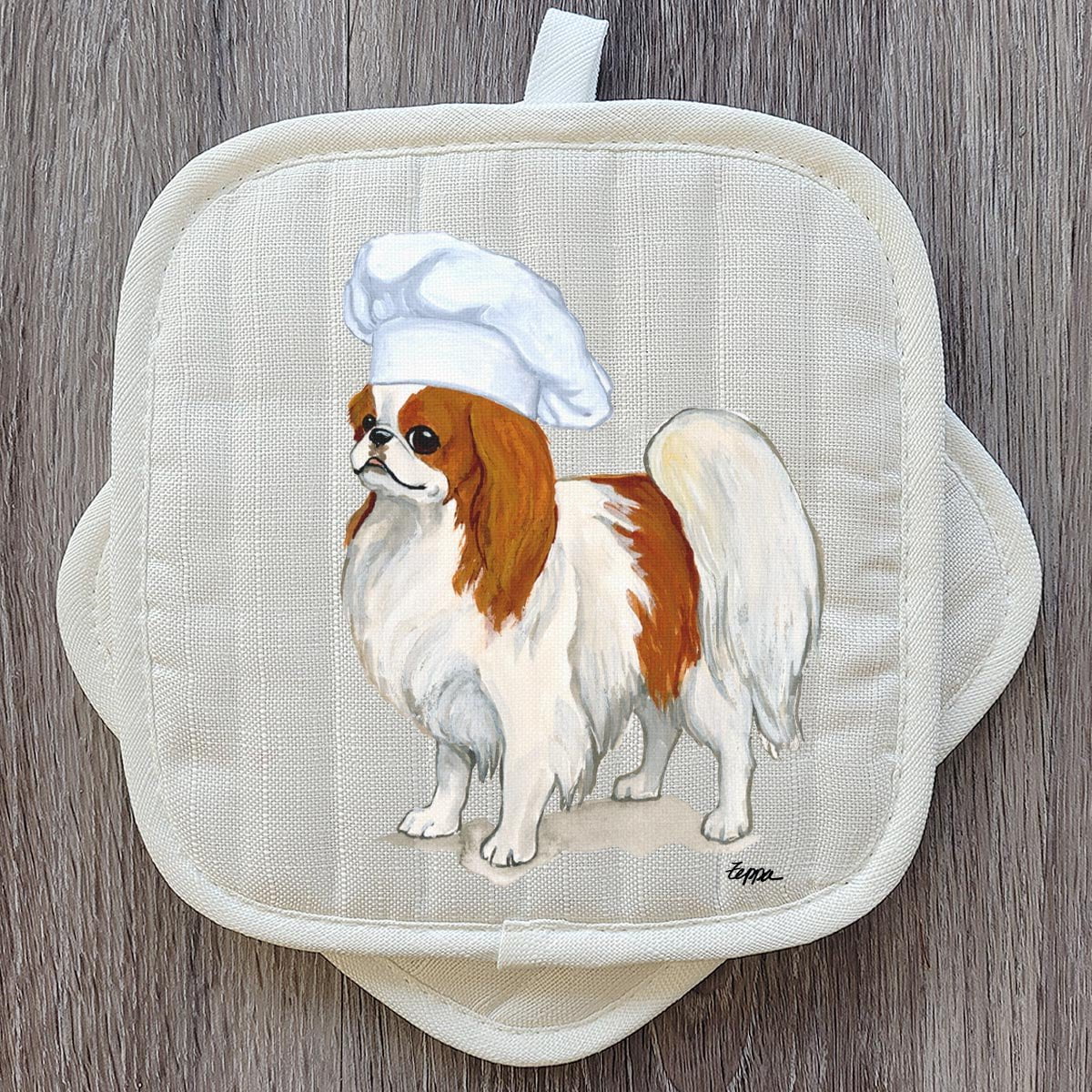 Japanese Chin  Pot Holder Set - Image 2