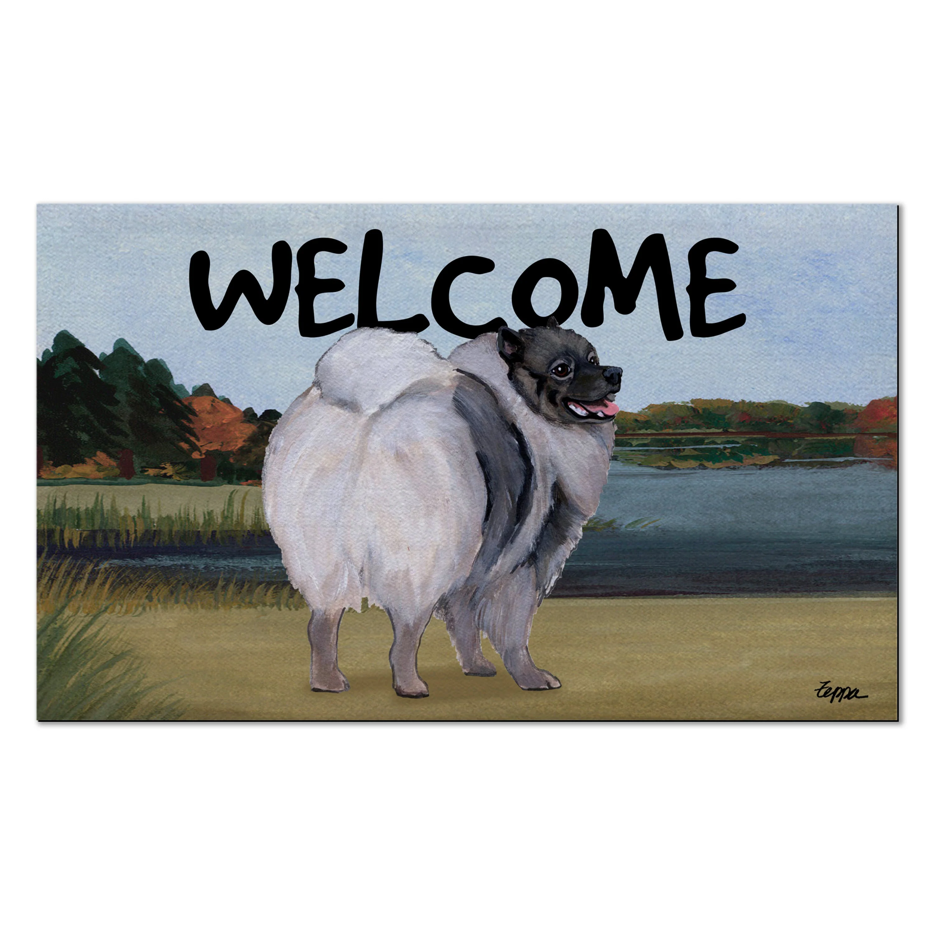 Keeshond Welcome Mat - Image 2