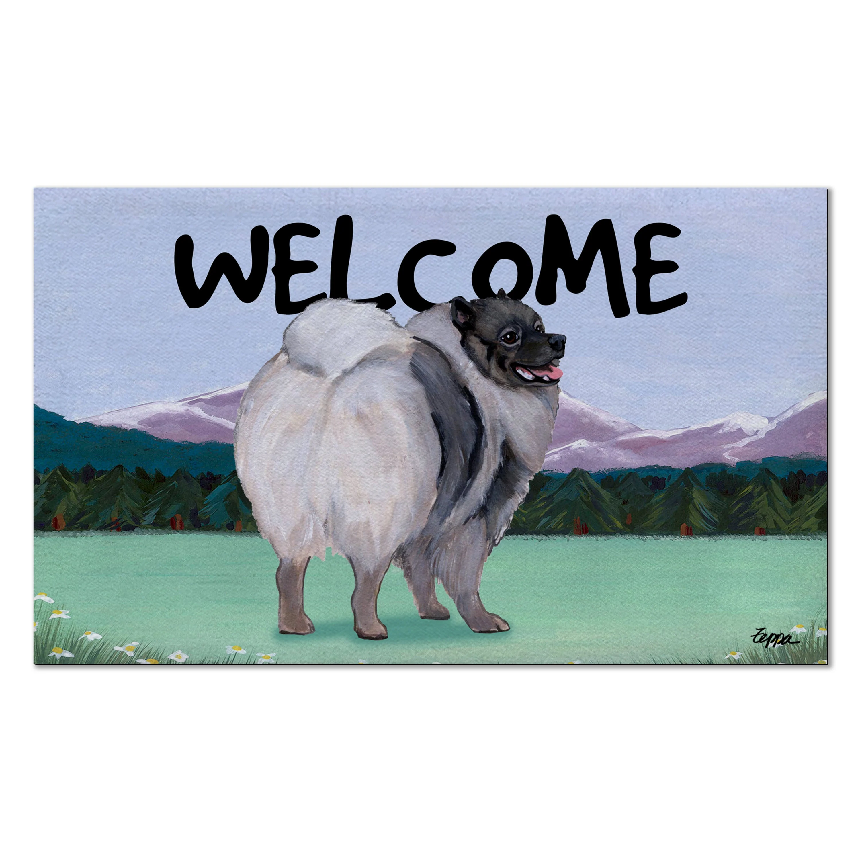 Keeshond Welcome Mat - Image 4