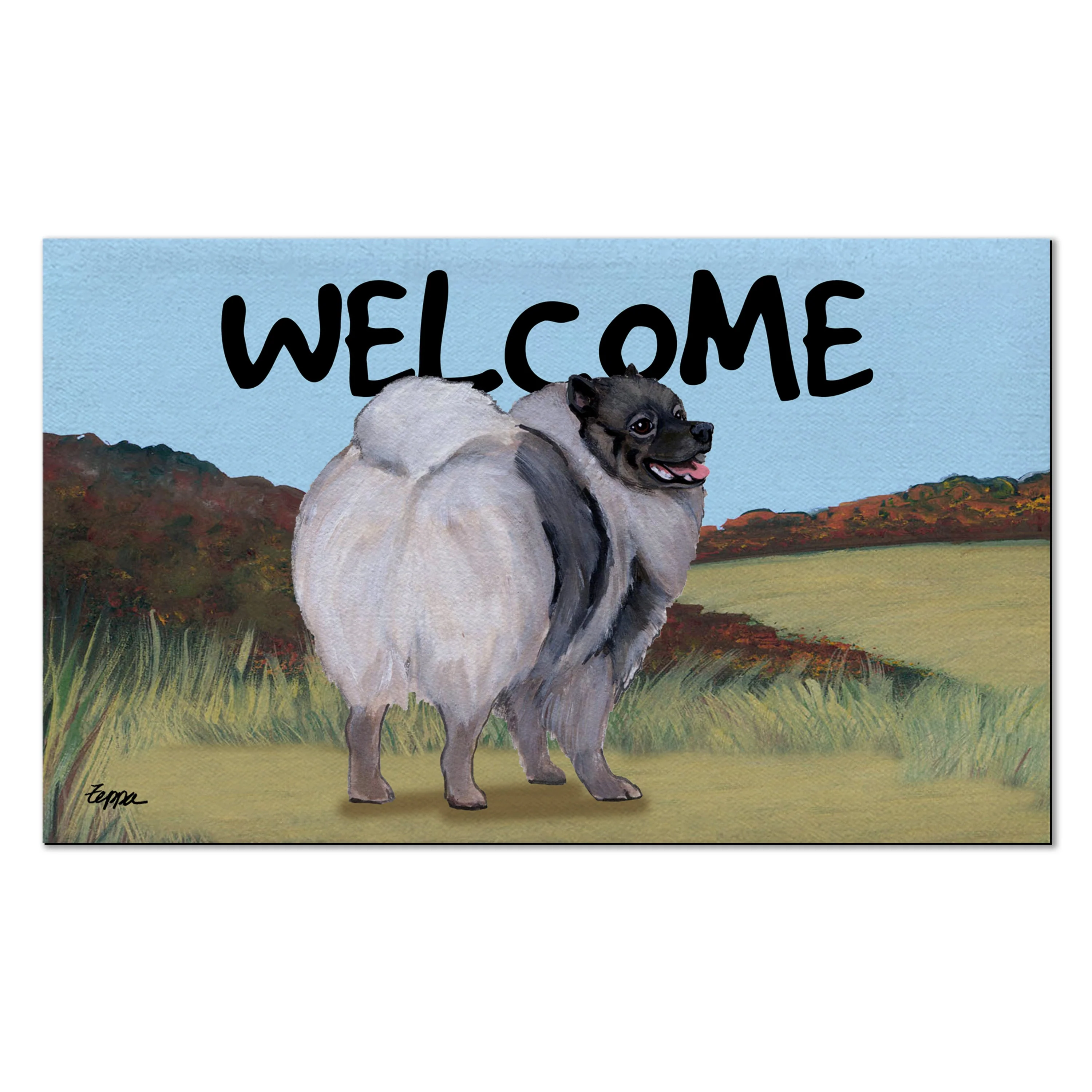 Keeshond Welcome Mat - Image 5