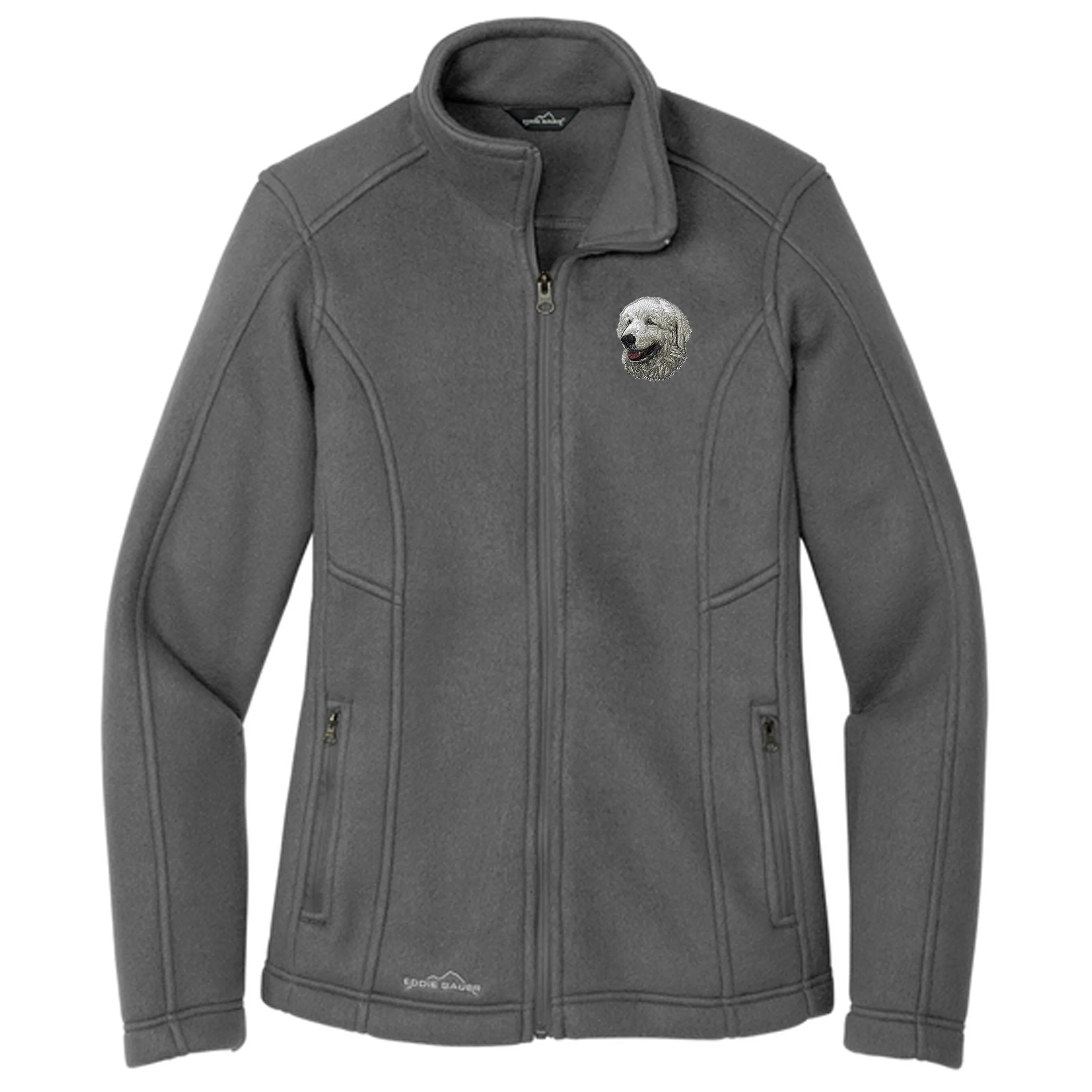 Kuvasz Embroidered Women's Fleece Jacket
