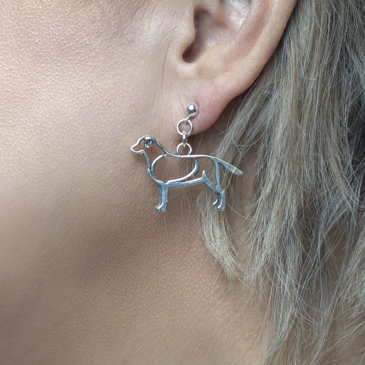 Labrador Retriever, Body, Earring - Image 3