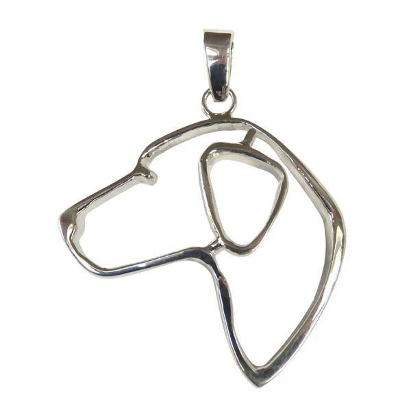 Labrador Retriever Sterling Silver Cut Out Pendants