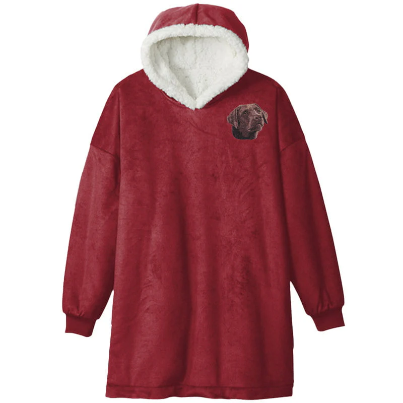 Labrador Retriever Embroidered Wearable Blanket - Image 15
