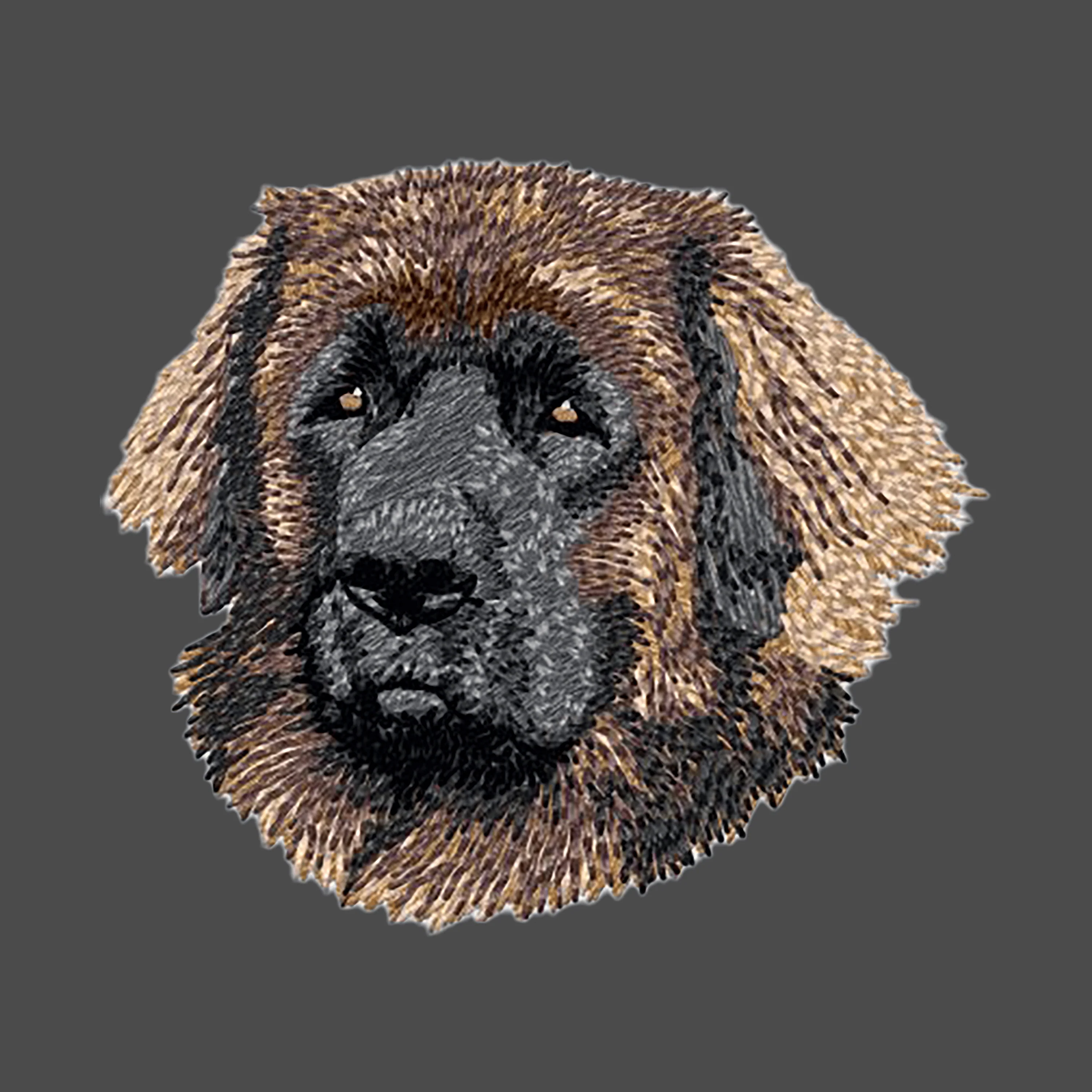 Leonberger Embroidered Men's Fleece Jacket - Image 2