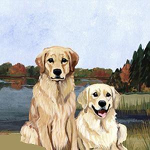 Leonberger Scenic Square Coaster - Image 2