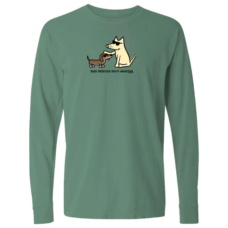Less Meanies More Weenies - Classic Long-Sleeve T-Shirt - Image 3