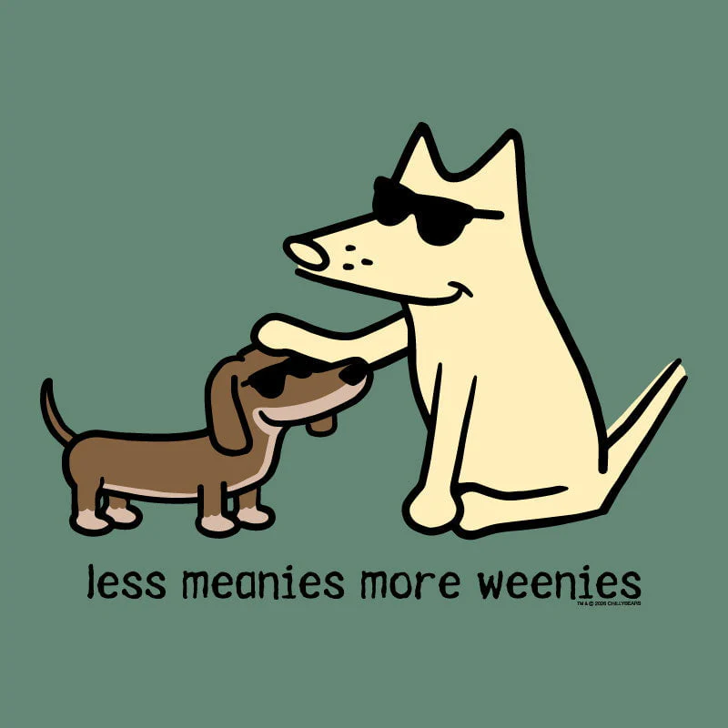 Less Meanies More Weenies - Classic Long-Sleeve T-Shirt - Image 4