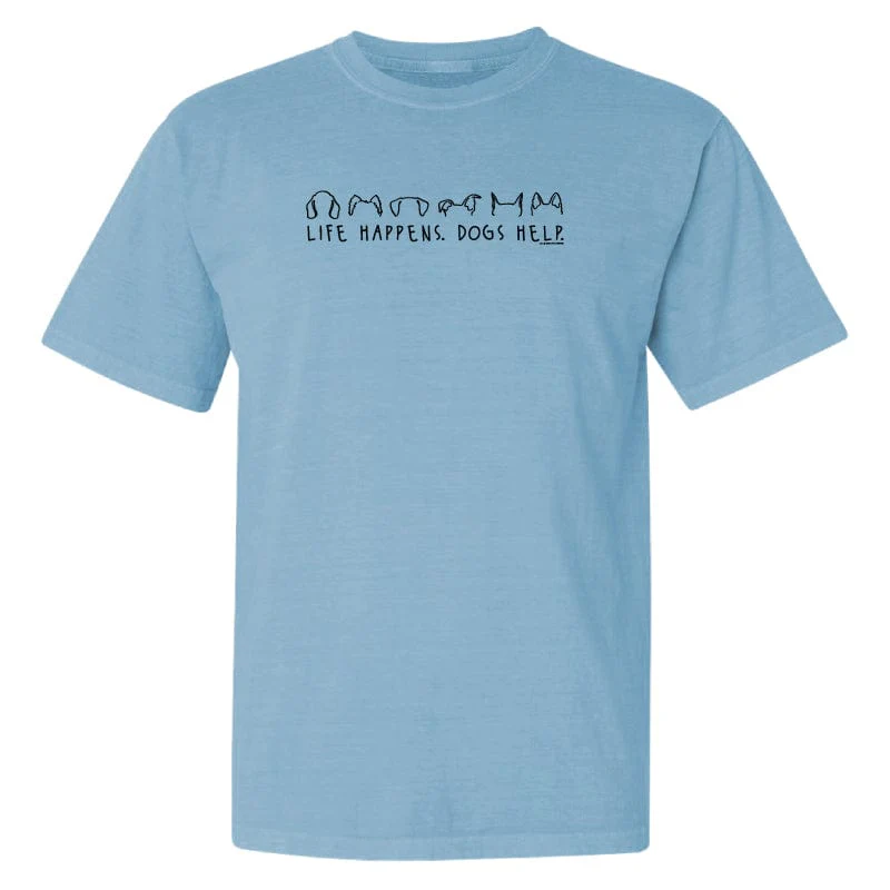 Life Happens Dogs Help - Classic Tee