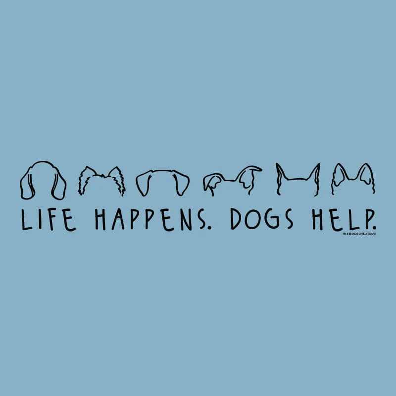 Life Happens Dogs Help - Classic Tee - Image 2