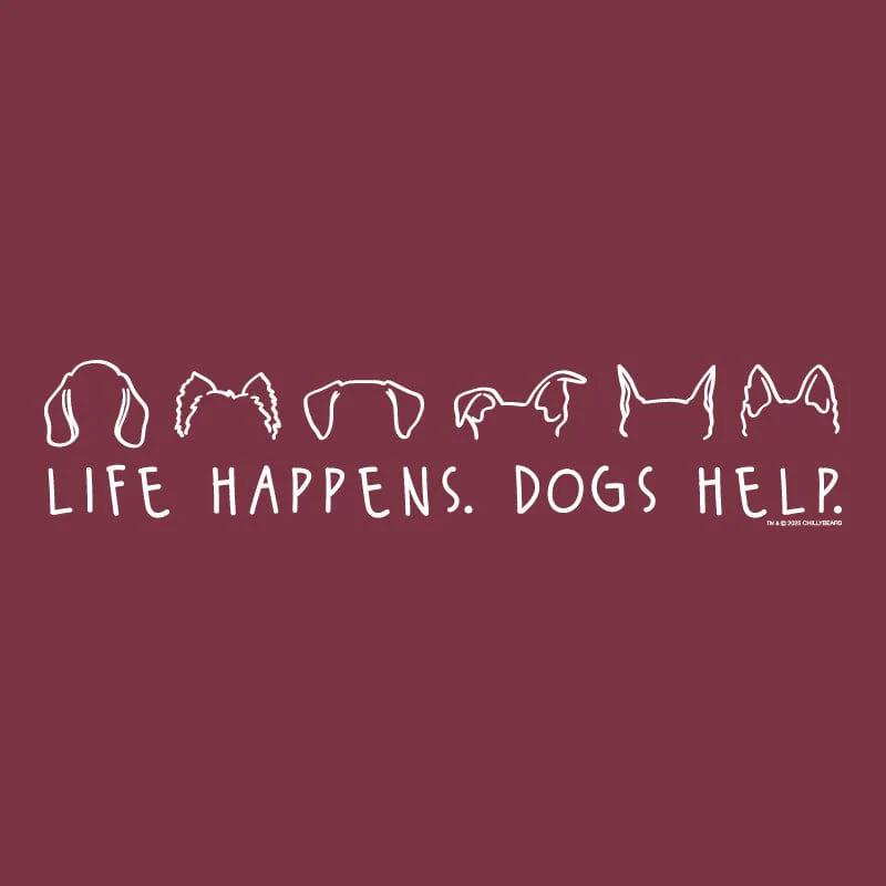 Life Happens Dogs Help - Lightweight Tee - Image 4