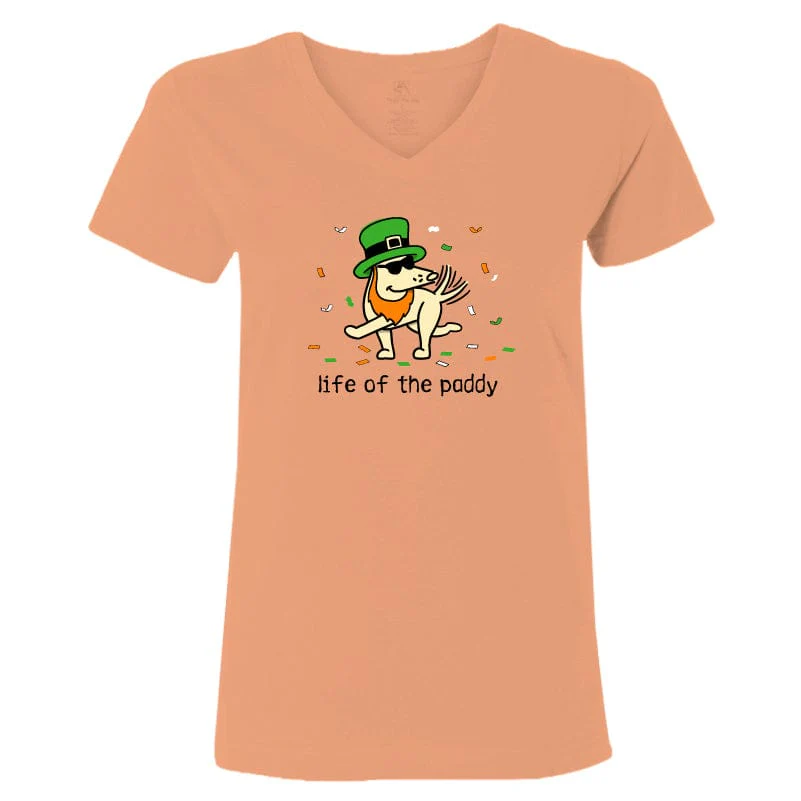 Life of the Paddy - Ladies T-Shirt V-Neck