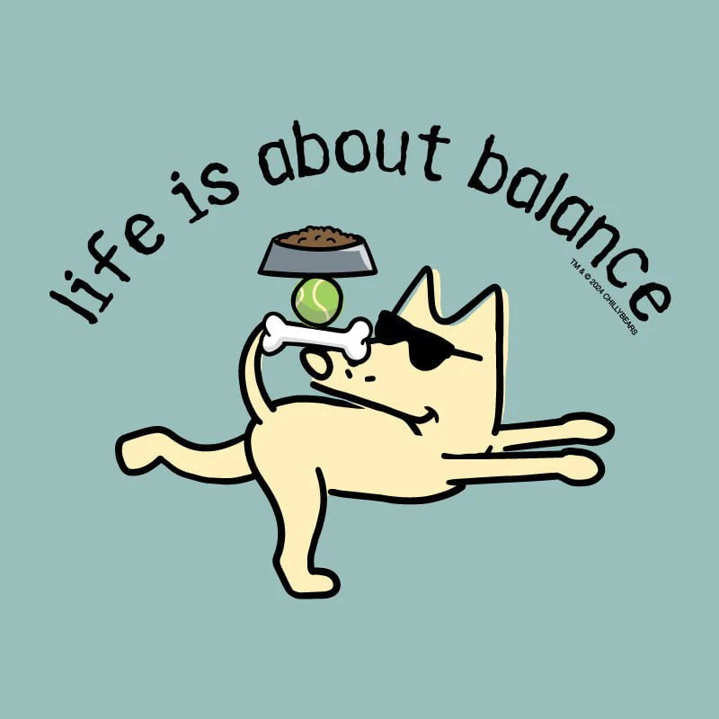 Life's About Balance - Sweatshirt Pullover Hoodie - Image 2