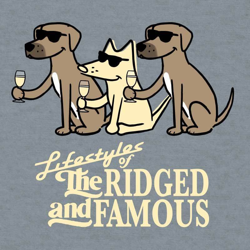 Lifestyles Of The Ridged And Famous  - Lightweight Tee - Image 4